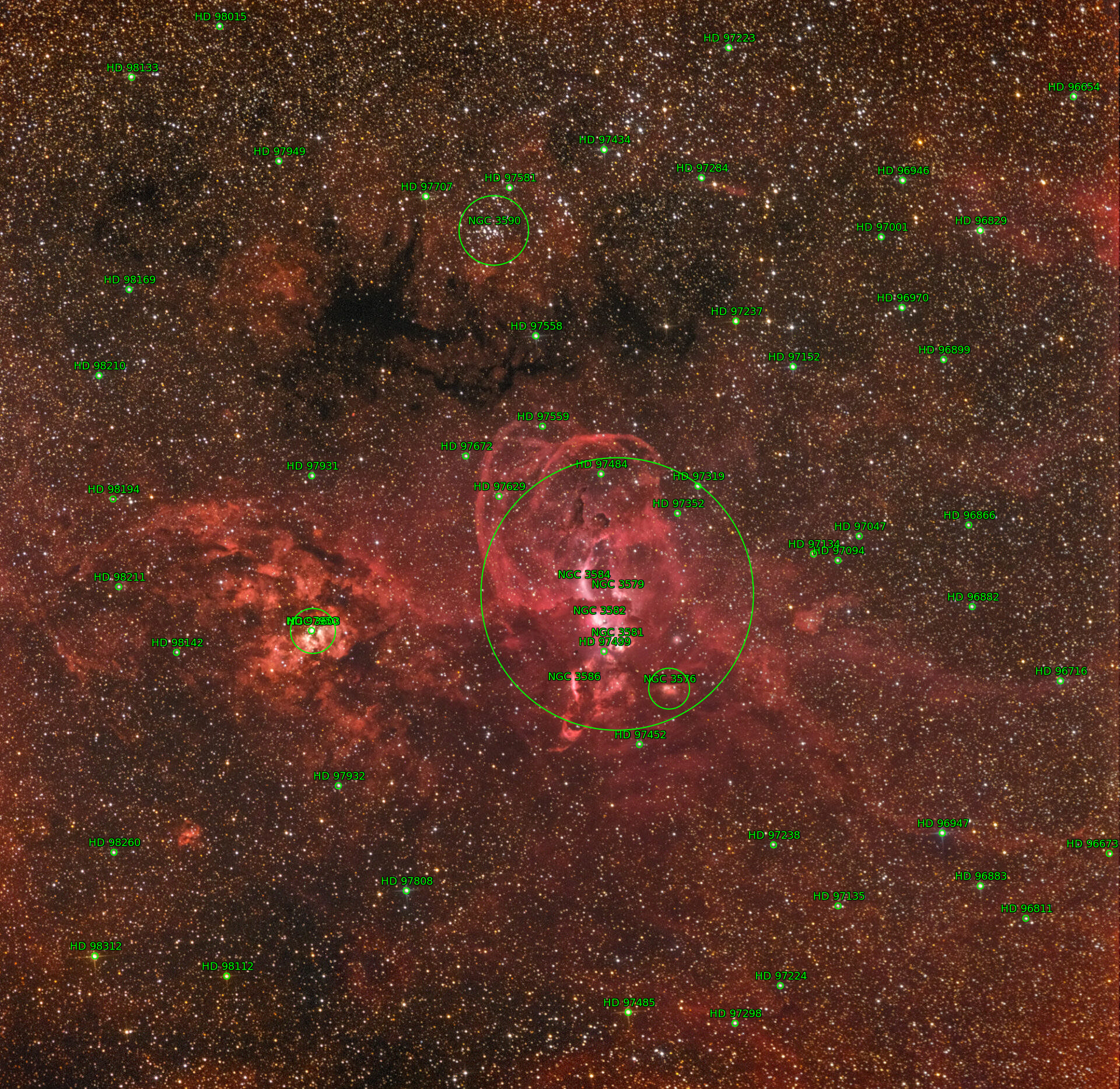 Sternkarten-Overlay (Astrometry.net)