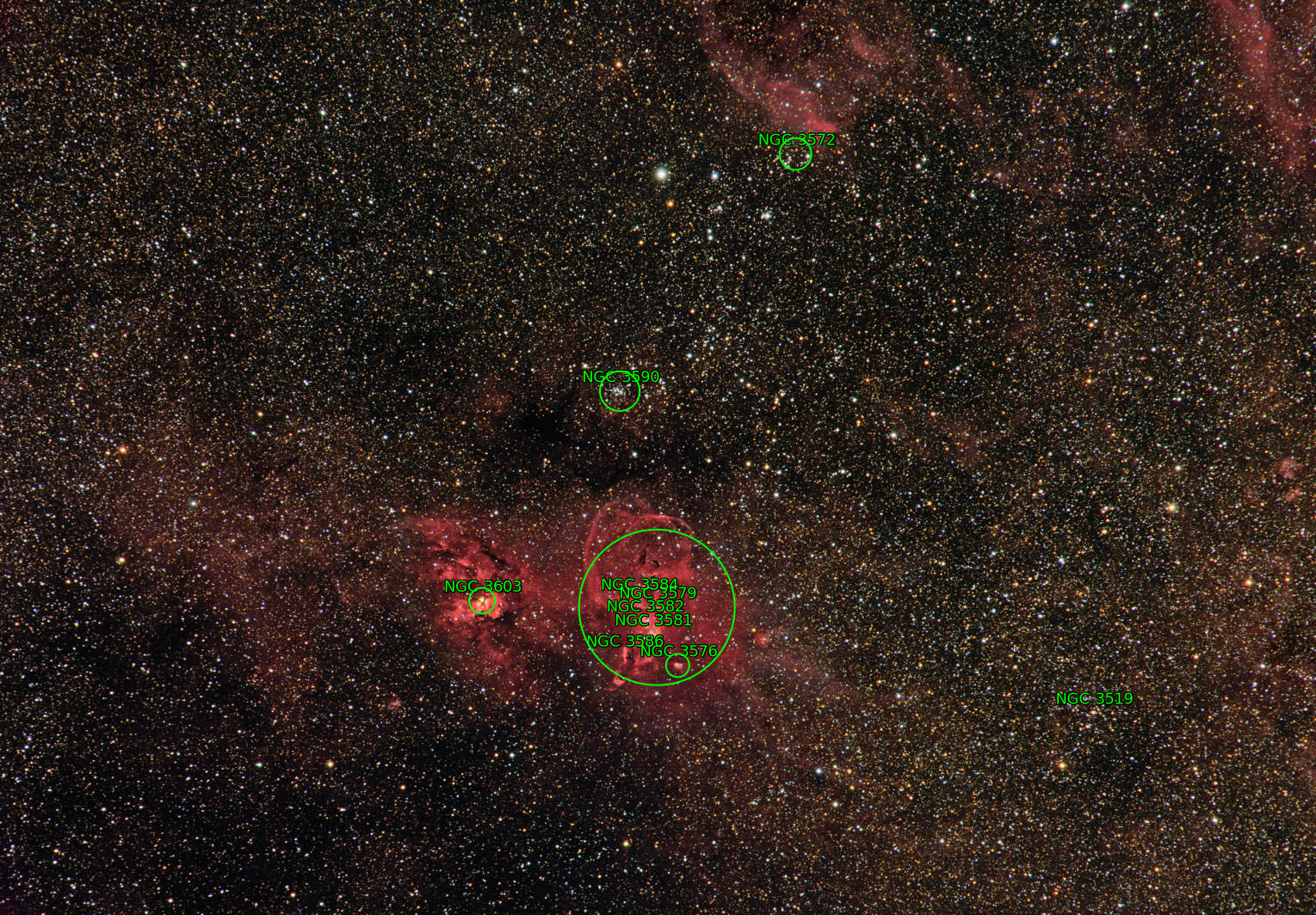 Sternkarten-Overlay (Astrometry.net)