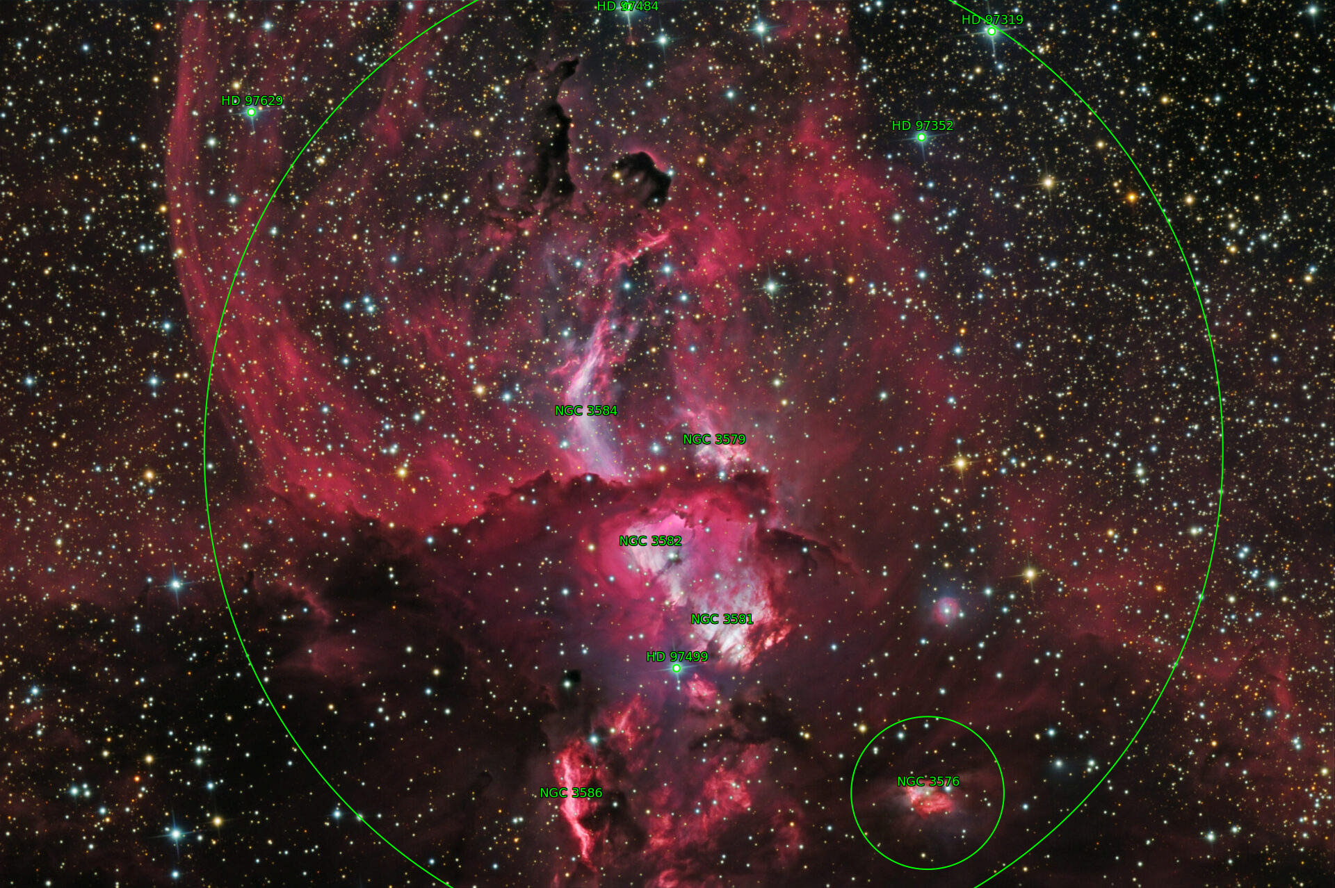 Sternkarten-Overlay (Astrometry.net)