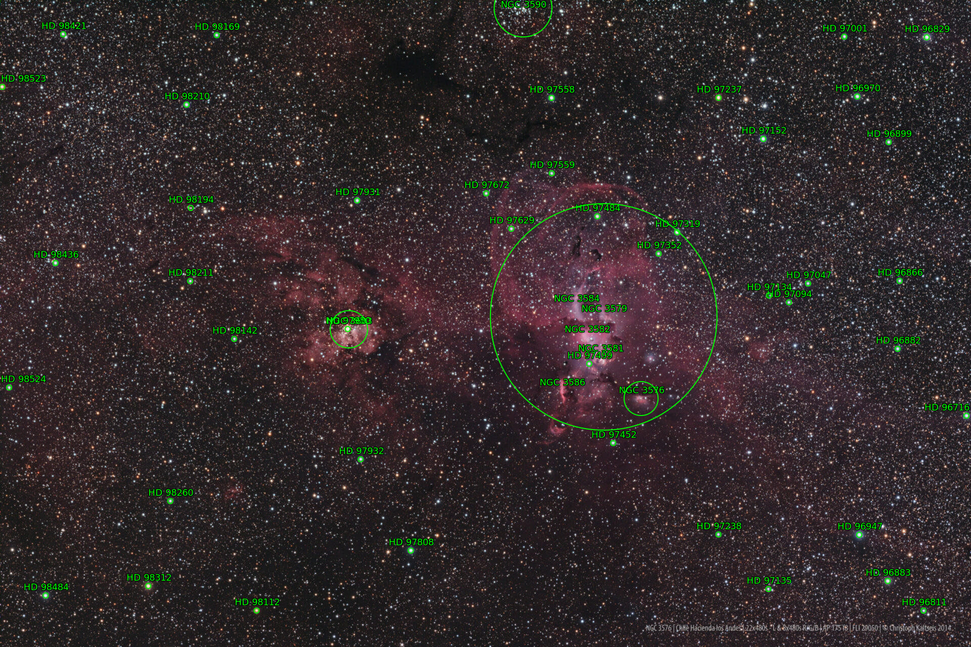 Sternkarten-Overlay (Astrometry.net)