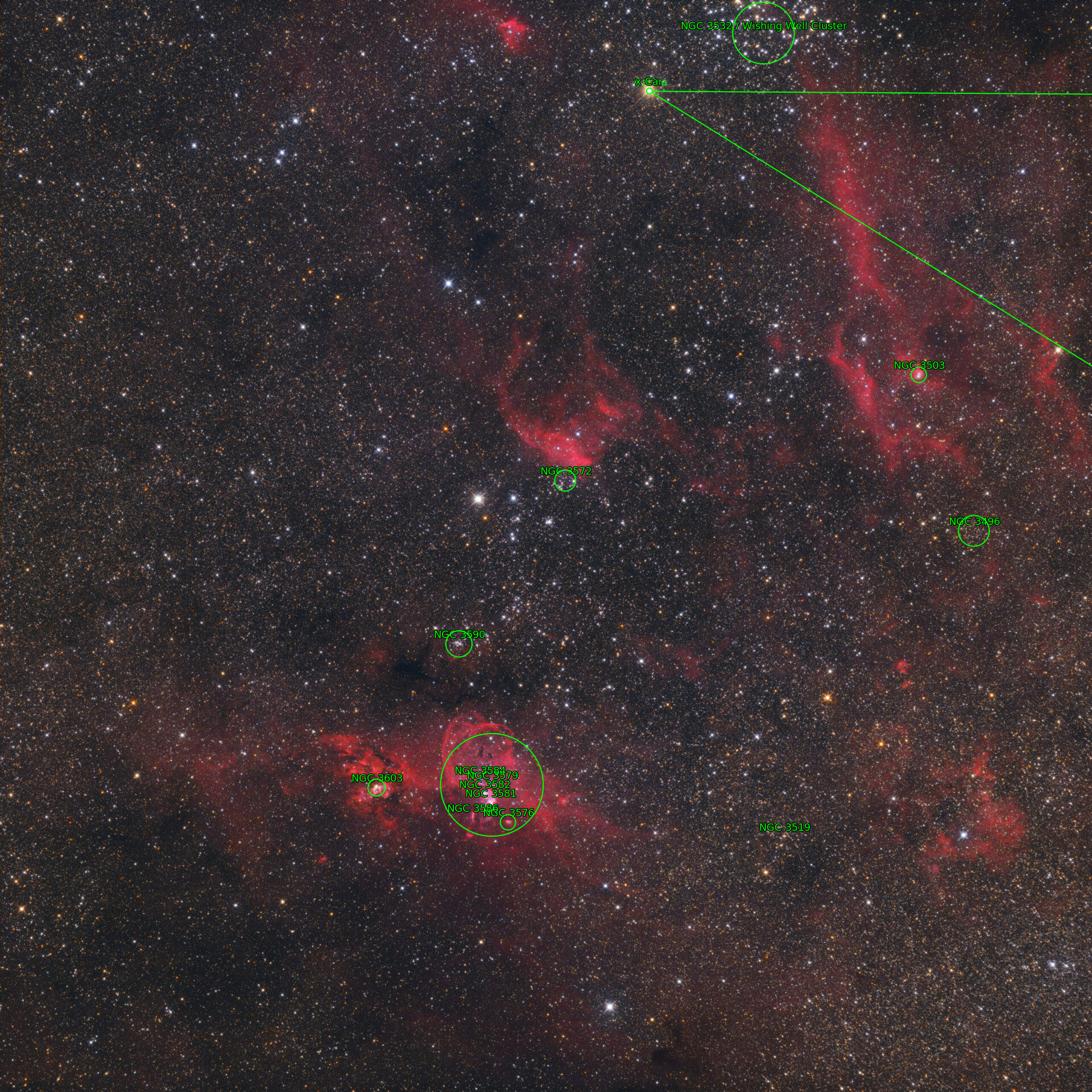 Sternkarten-Overlay (Astrometry.net)