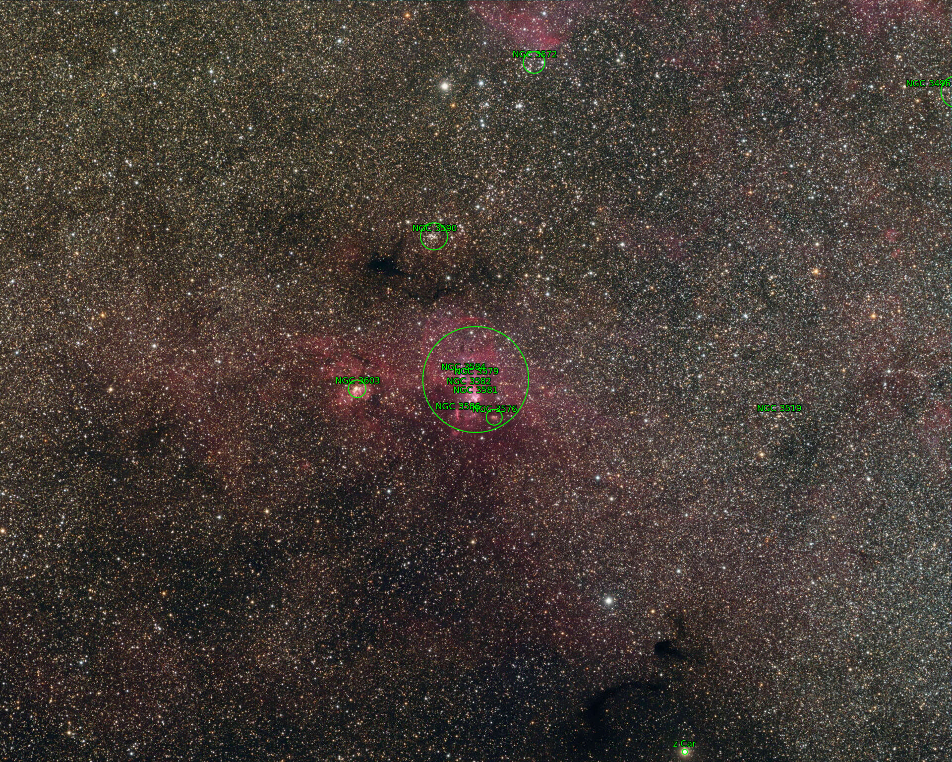 Sternkarten-Overlay (Astrometry.net)