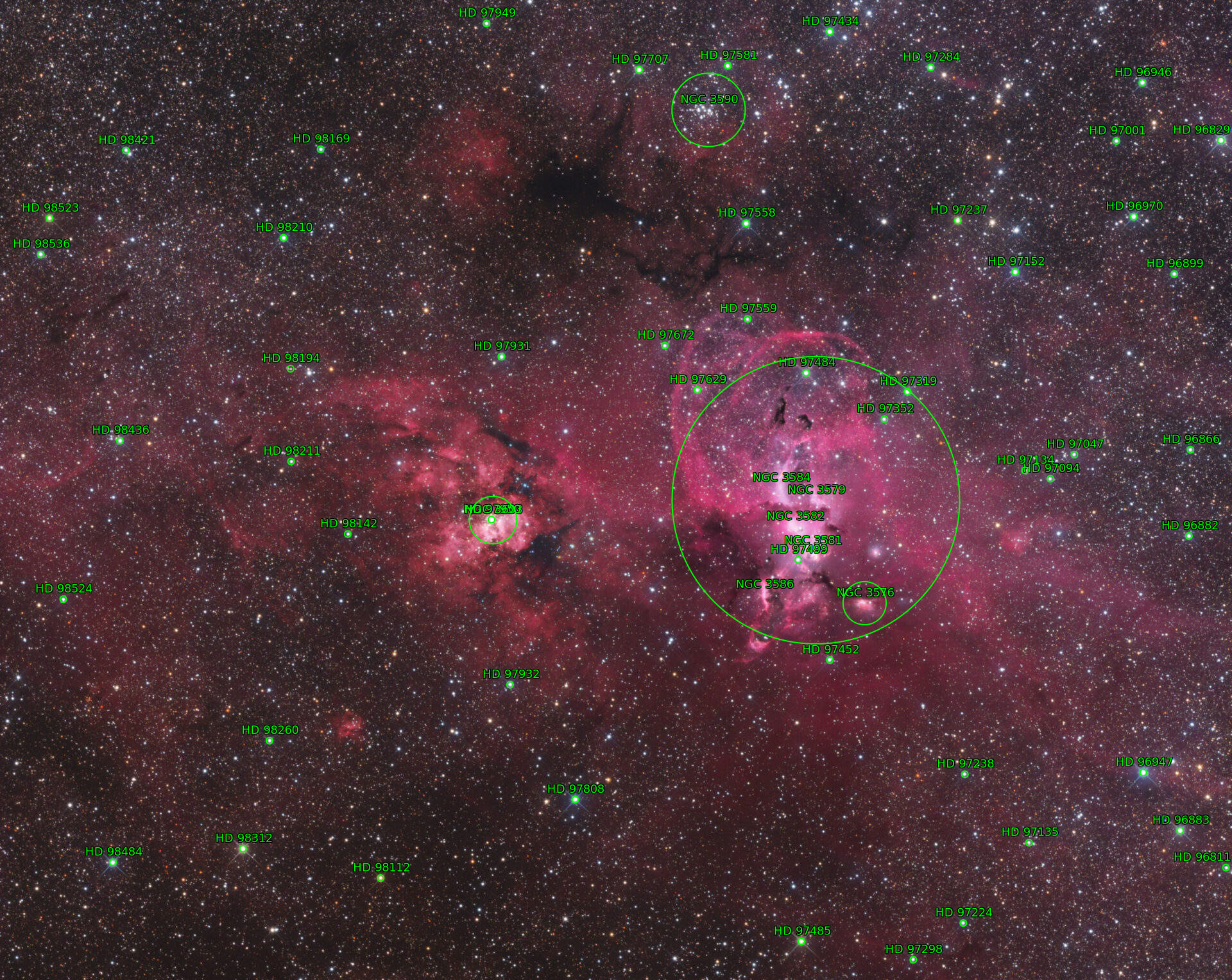 Sternkarten-Overlay (Astrometry.net)
