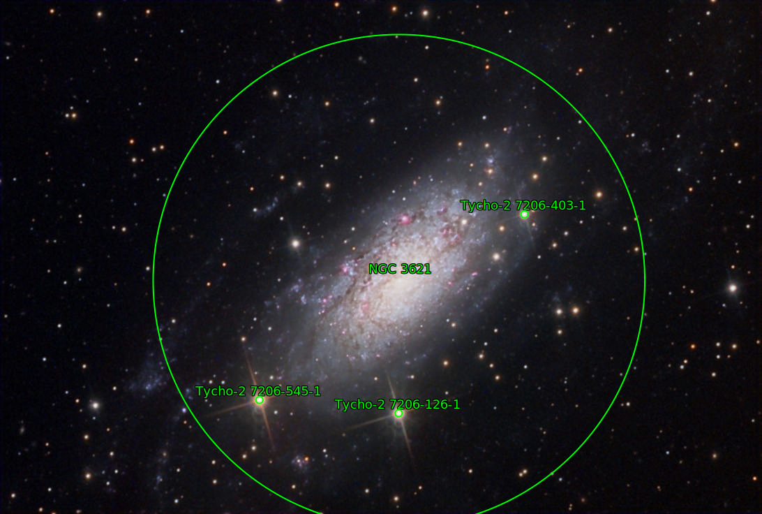 Sternkarten-Overlay (Astrometry.net)