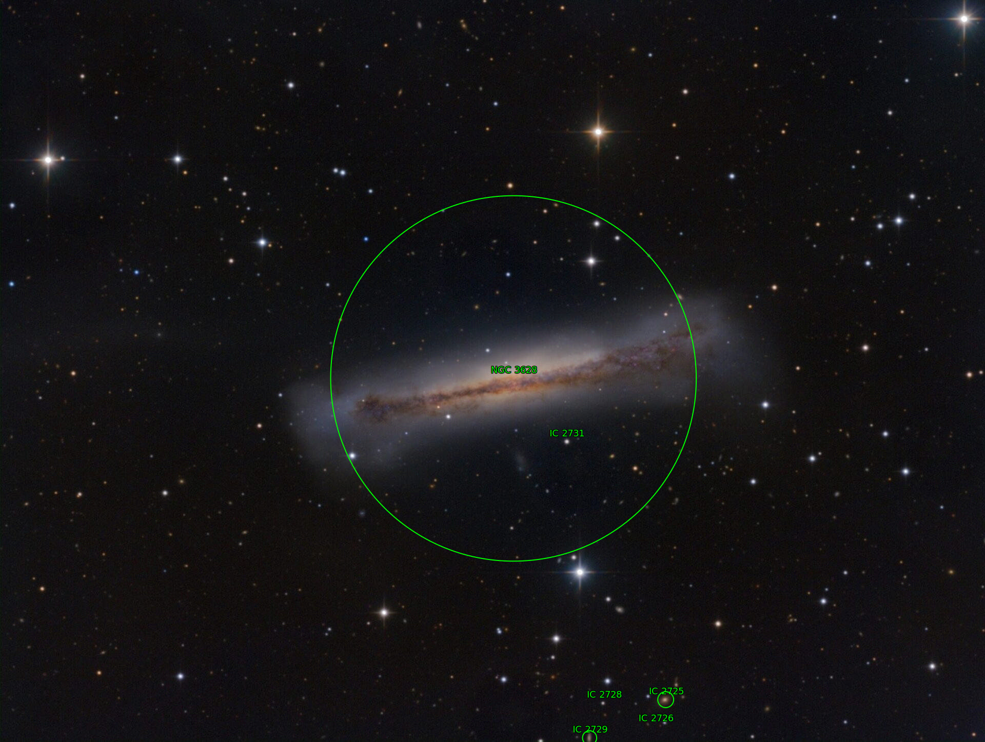 Sternkarten-Overlay (Astrometry.net)
