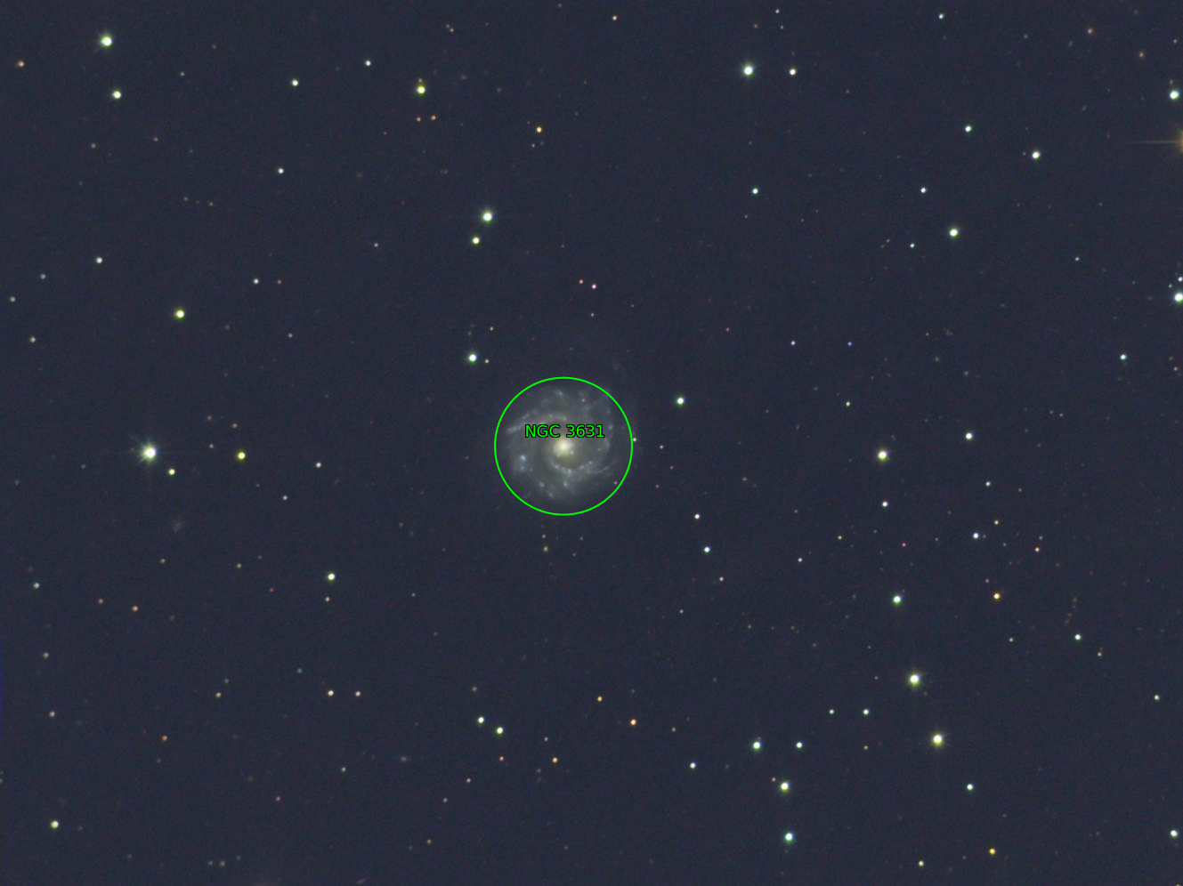 Sternkarten-Overlay (Astrometry.net)