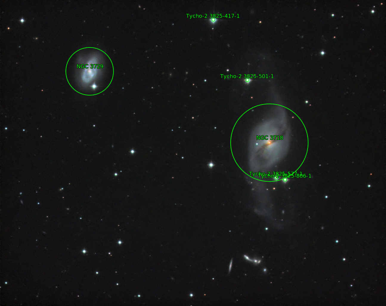 Sternkarten-Overlay (Astrometry.net)