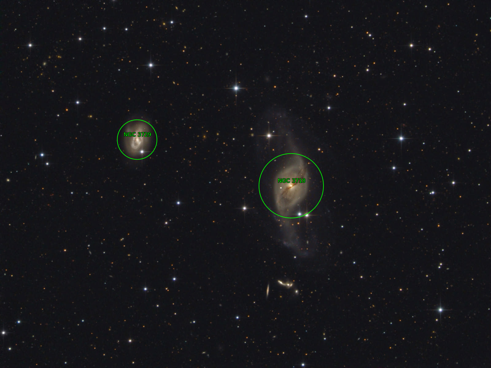 Sternkarten-Overlay (Astrometry.net)