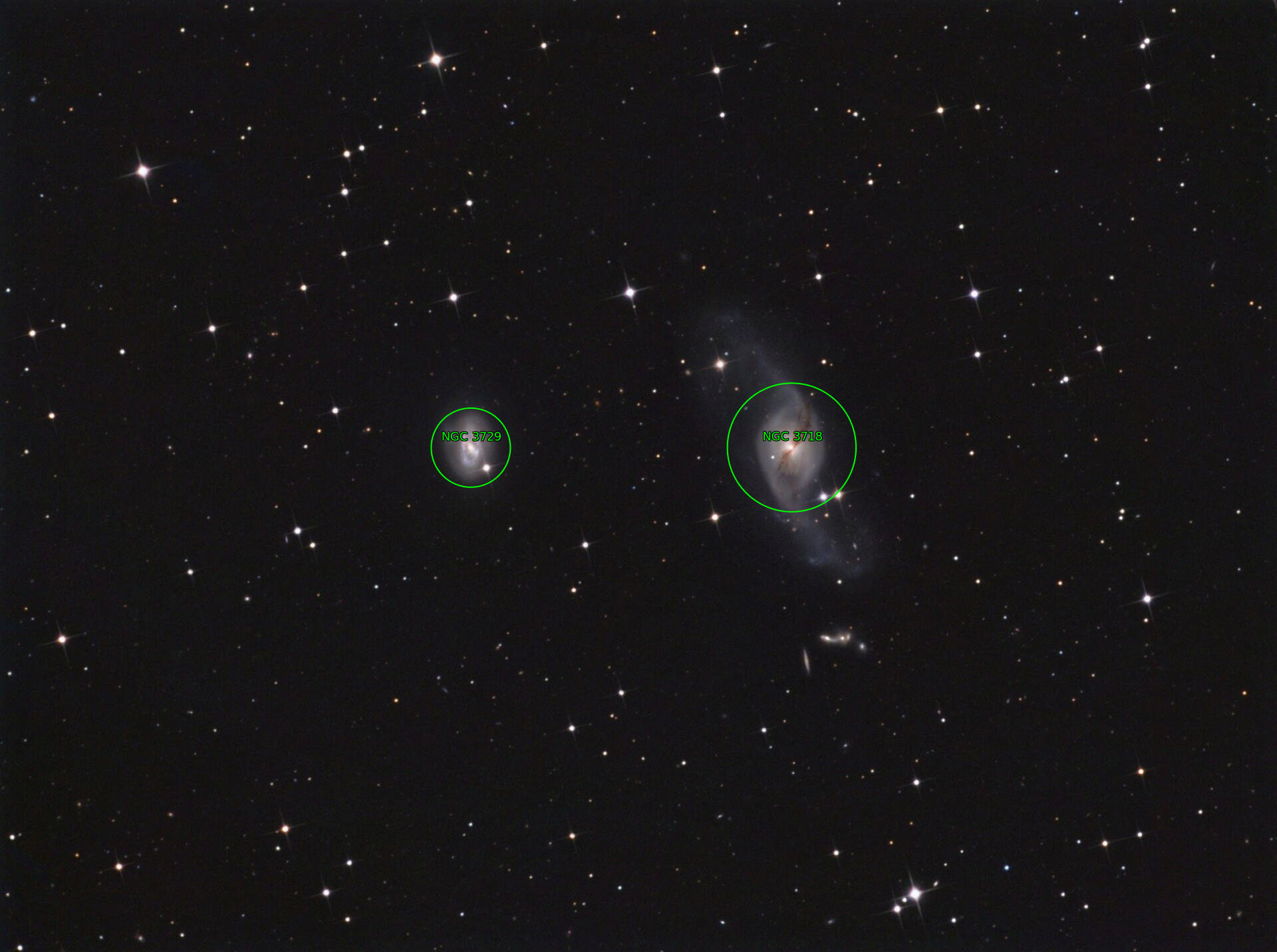 Sternkarten-Overlay (Astrometry.net)