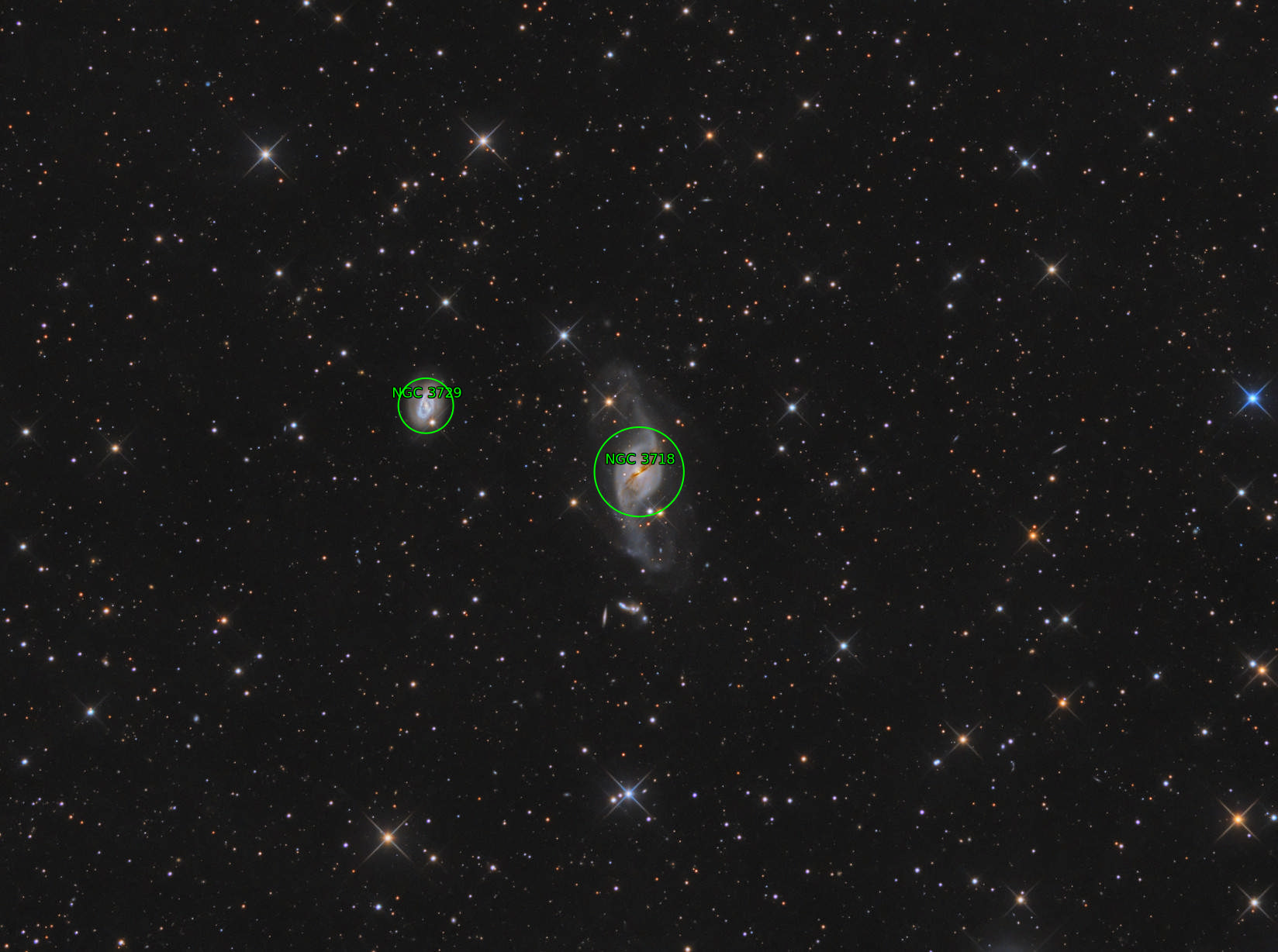 Sternkarten-Overlay (Astrometry.net)