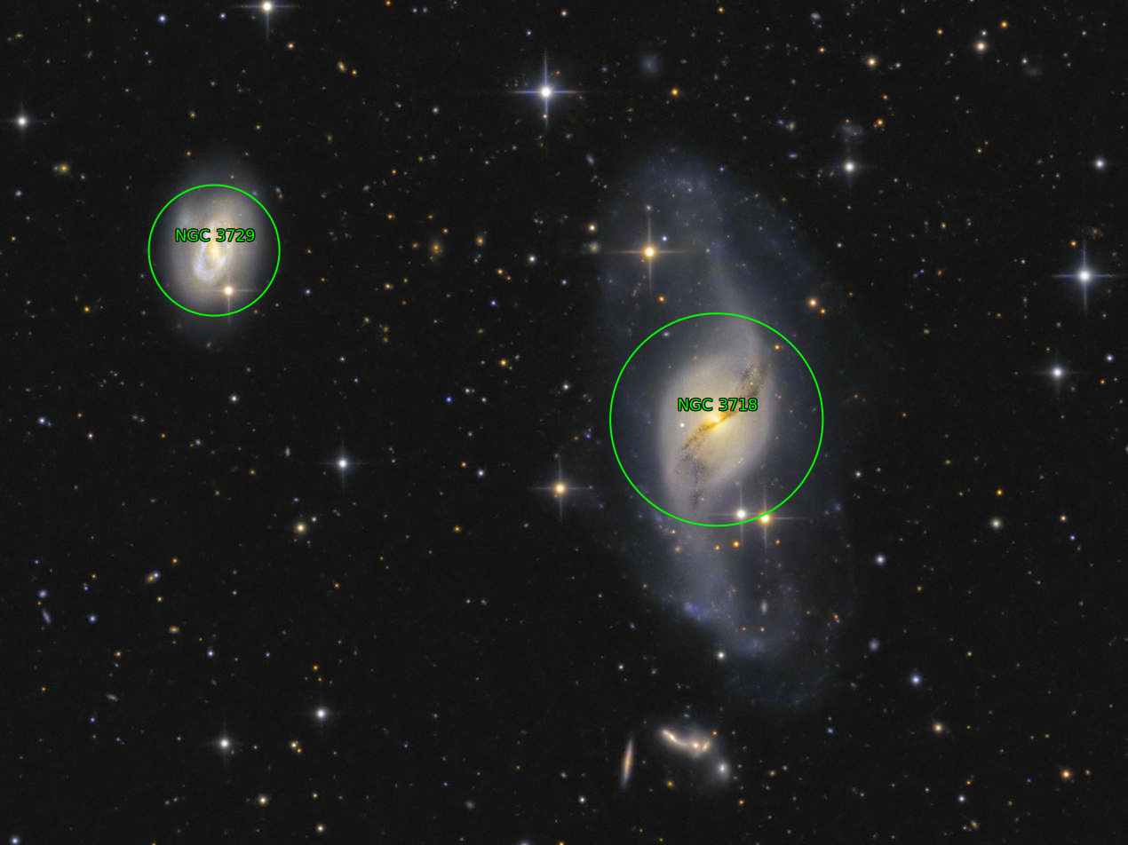 Sternkarten-Overlay (Astrometry.net)