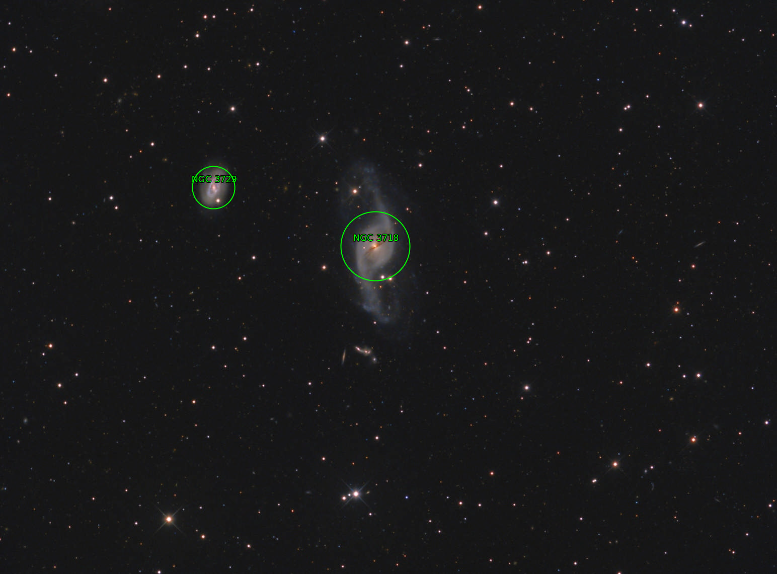 Sternkarten-Overlay (Astrometry.net)