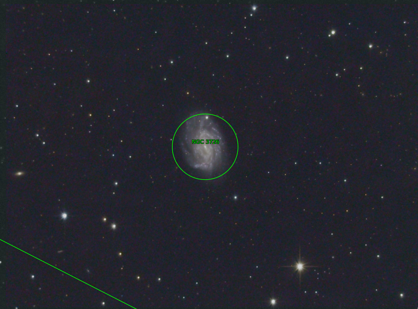 Sternkarten-Overlay (Astrometry.net)
