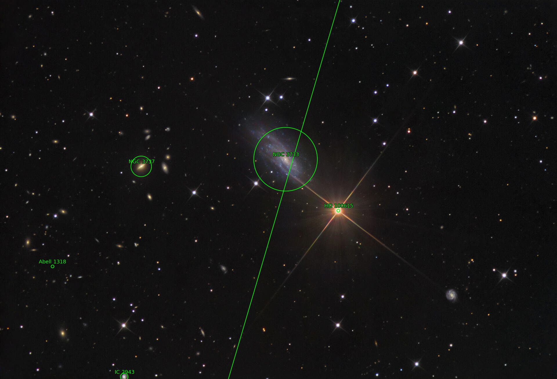Sternkarten-Overlay (Astrometry.net)