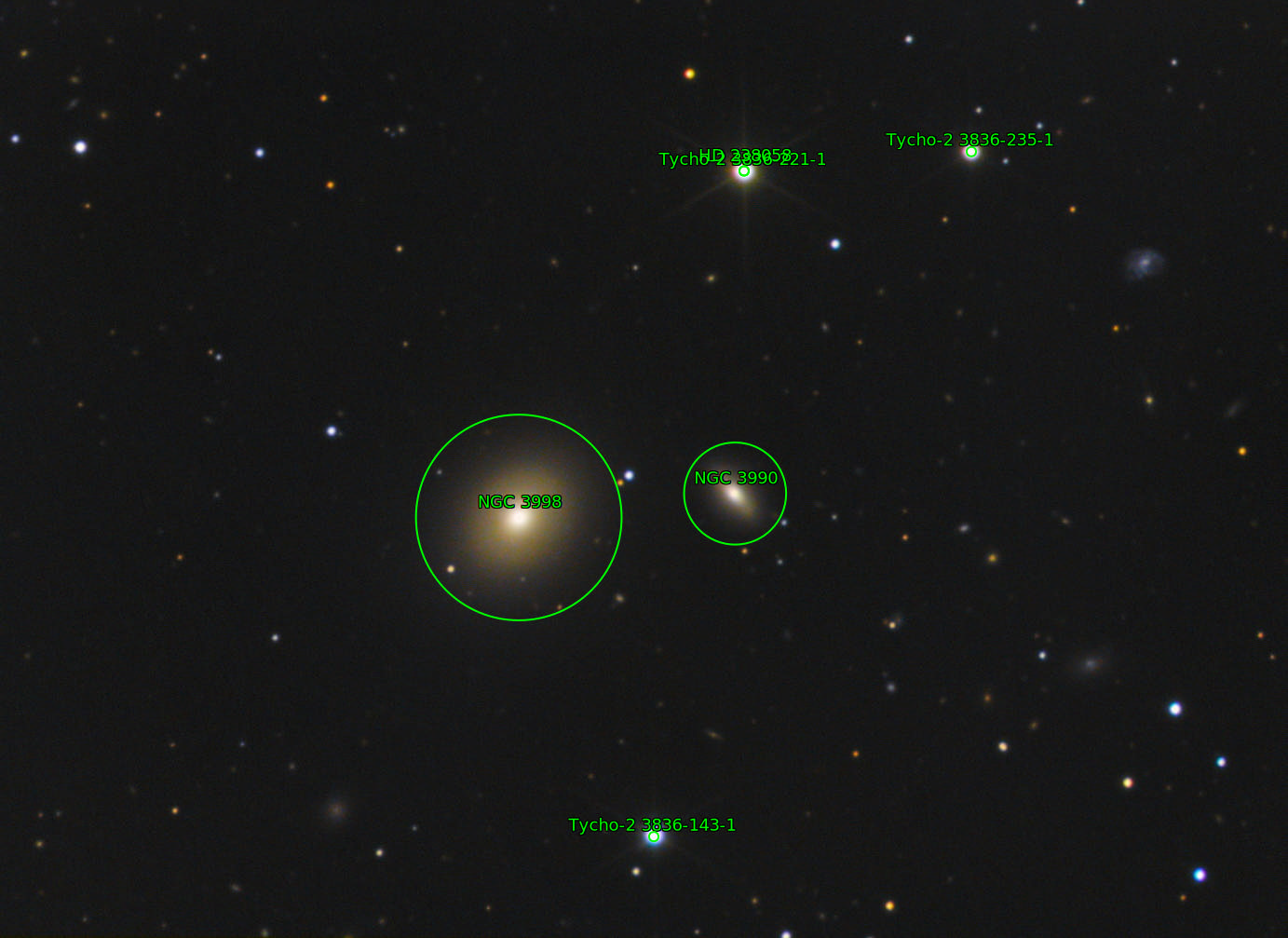 Sternkarten-Overlay (Astrometry.net)