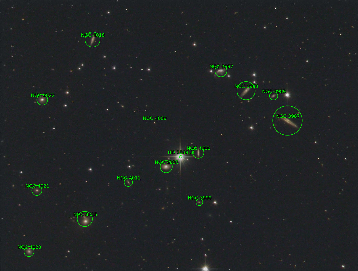 Sternkarten-Overlay (Astrometry.net)