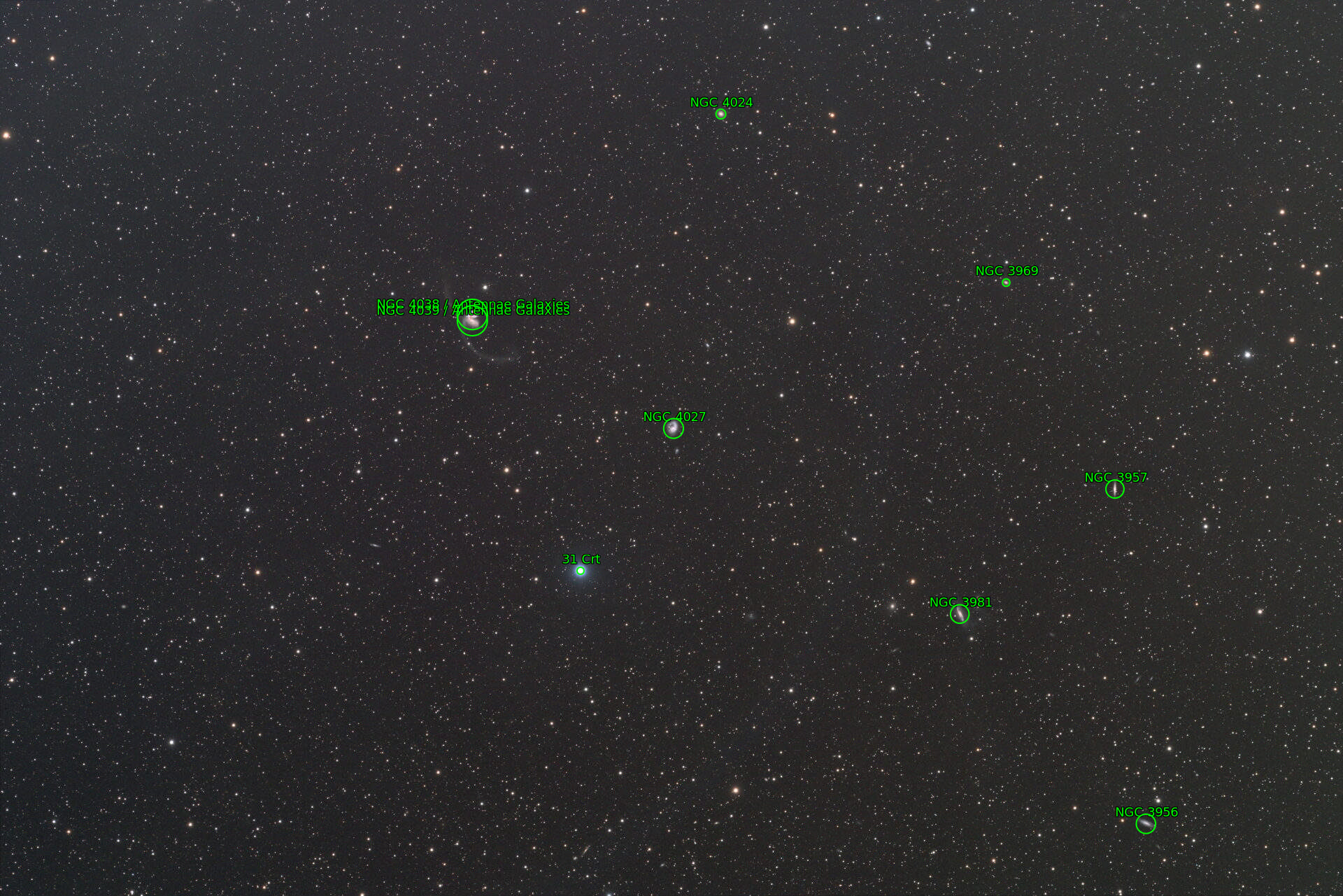 Sternkarten-Overlay (Astrometry.net)