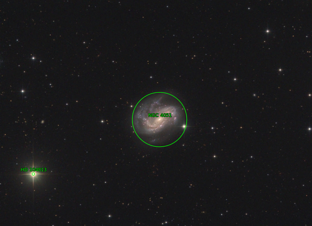 Sternkarten-Overlay (Astrometry.net)