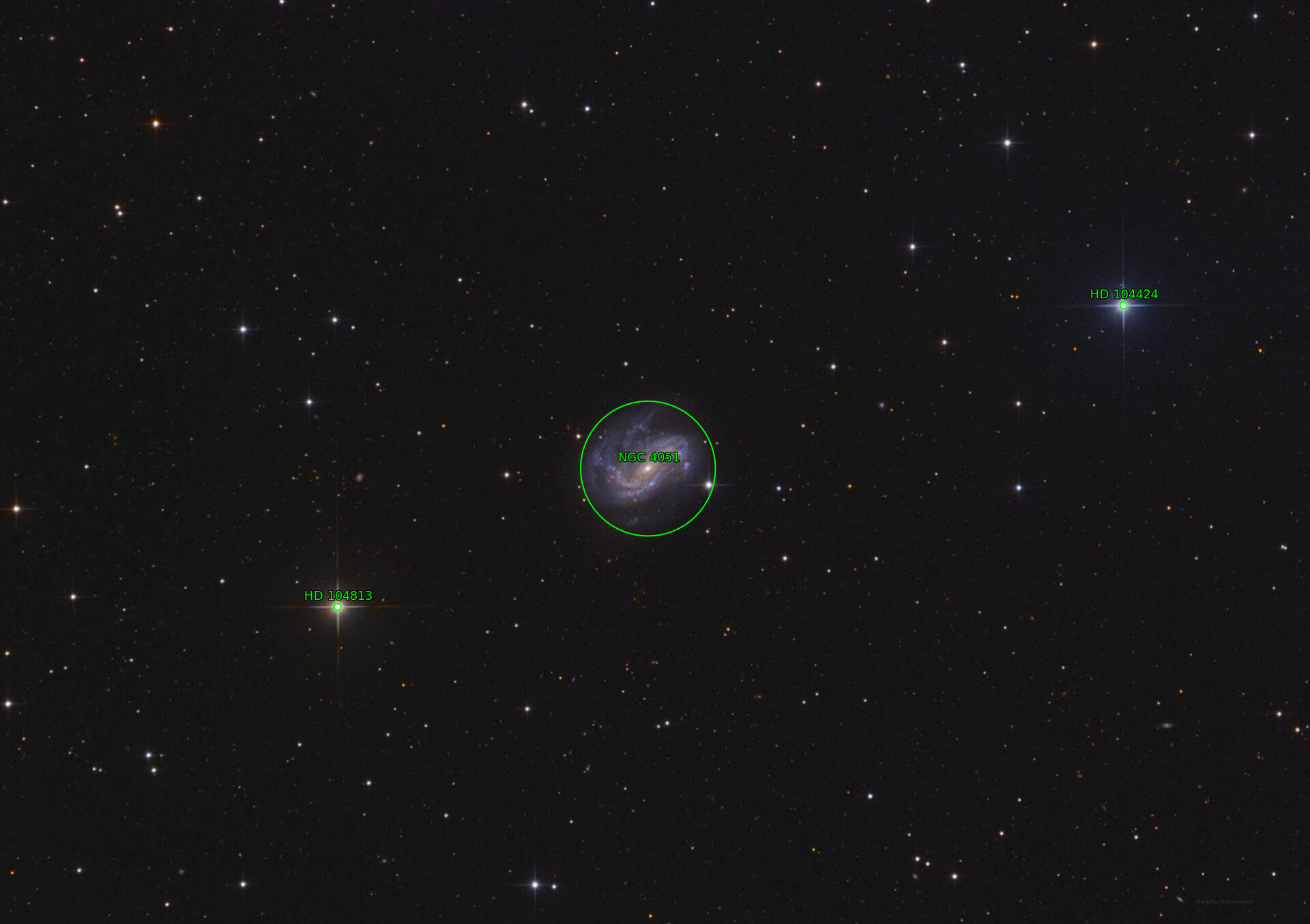 Sternkarten-Overlay (Astrometry.net)