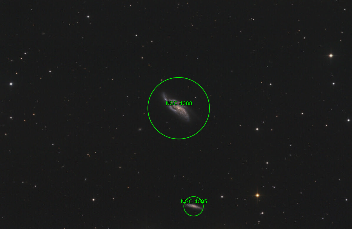 Sternkarten-Overlay (Astrometry.net)