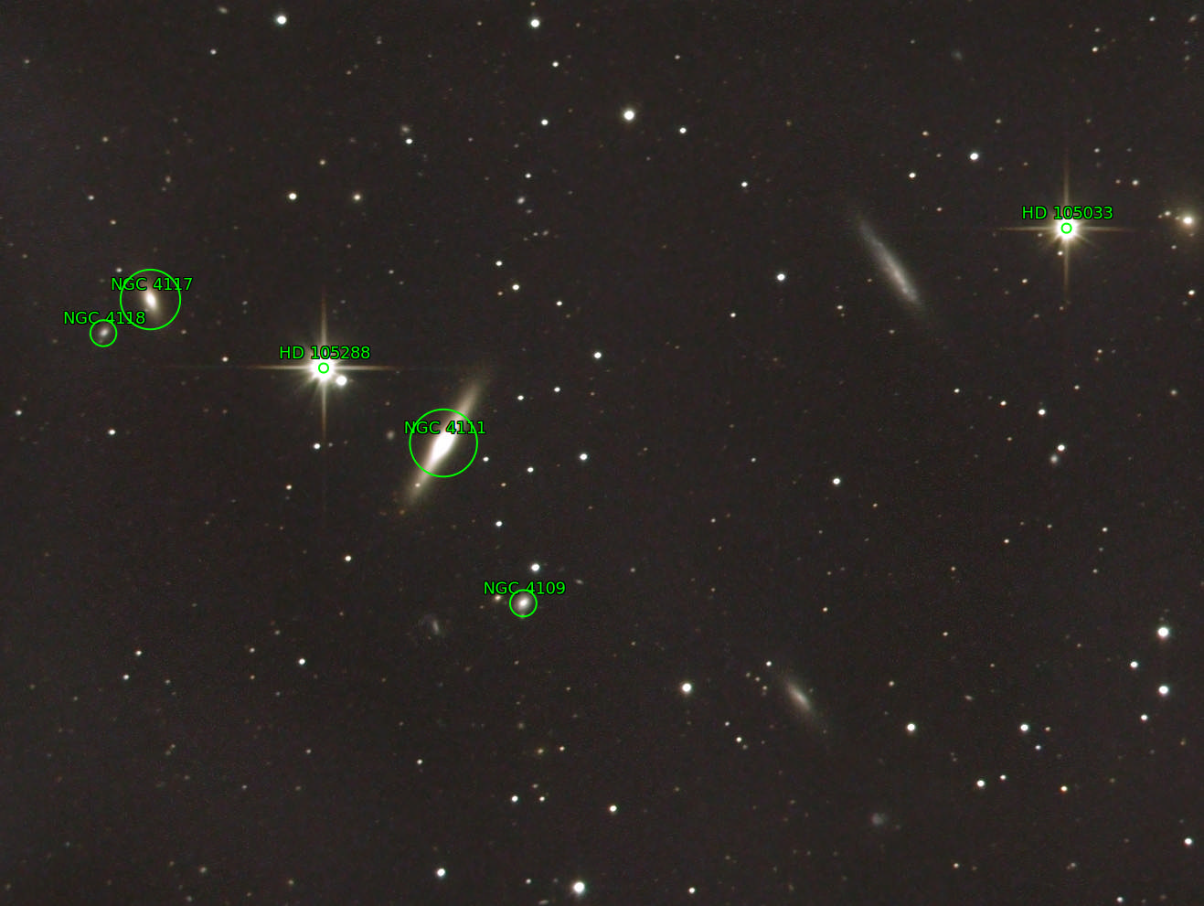 Sternkarten-Overlay (Astrometry.net)