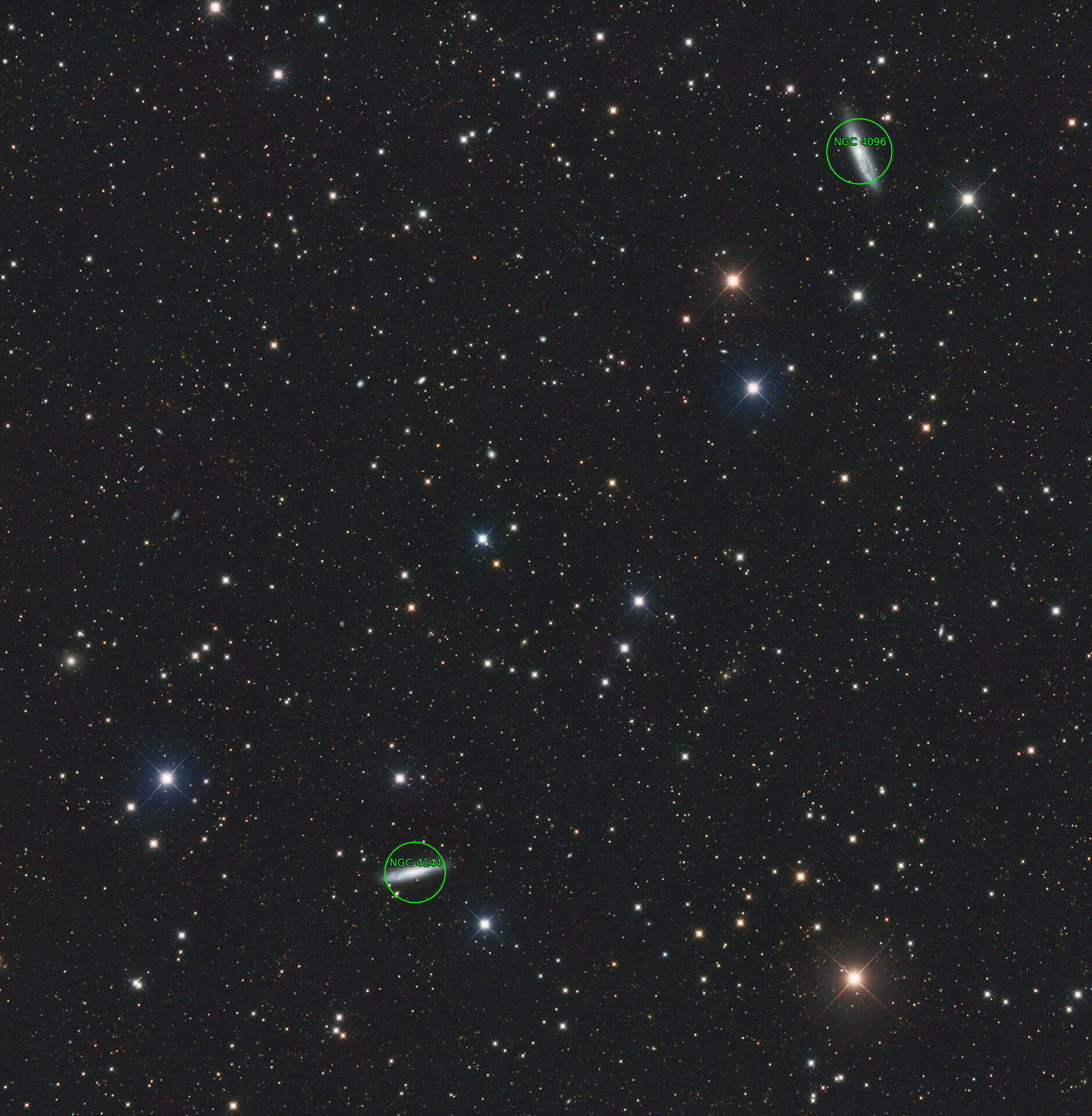 Sternkarten-Overlay (Astrometry.net)