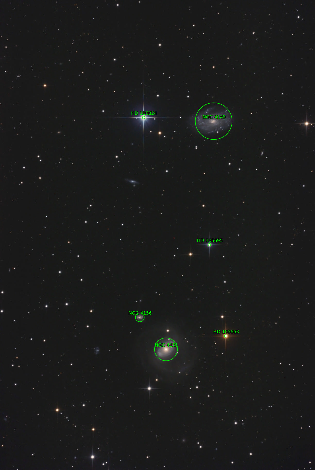 Sternkarten-Overlay (Astrometry.net)