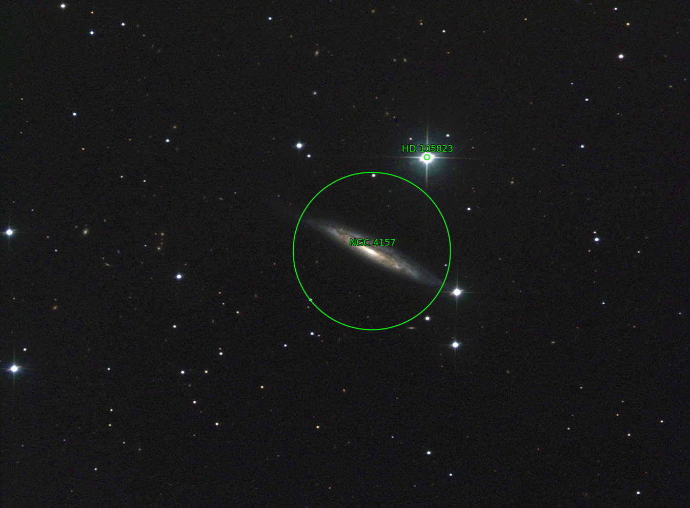 Sternkarten-Overlay (Astrometry.net)