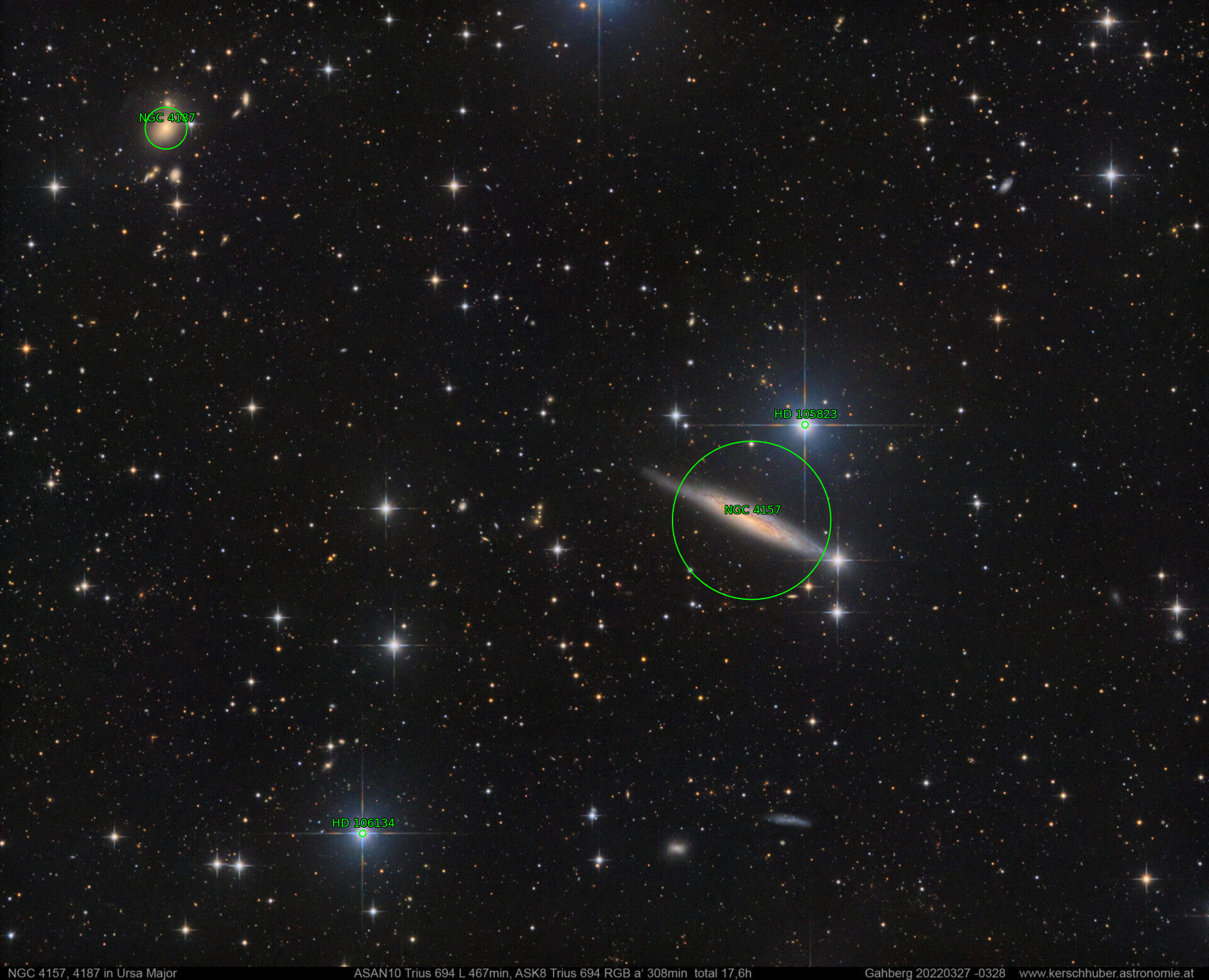 Sternkarten-Overlay (Astrometry.net)