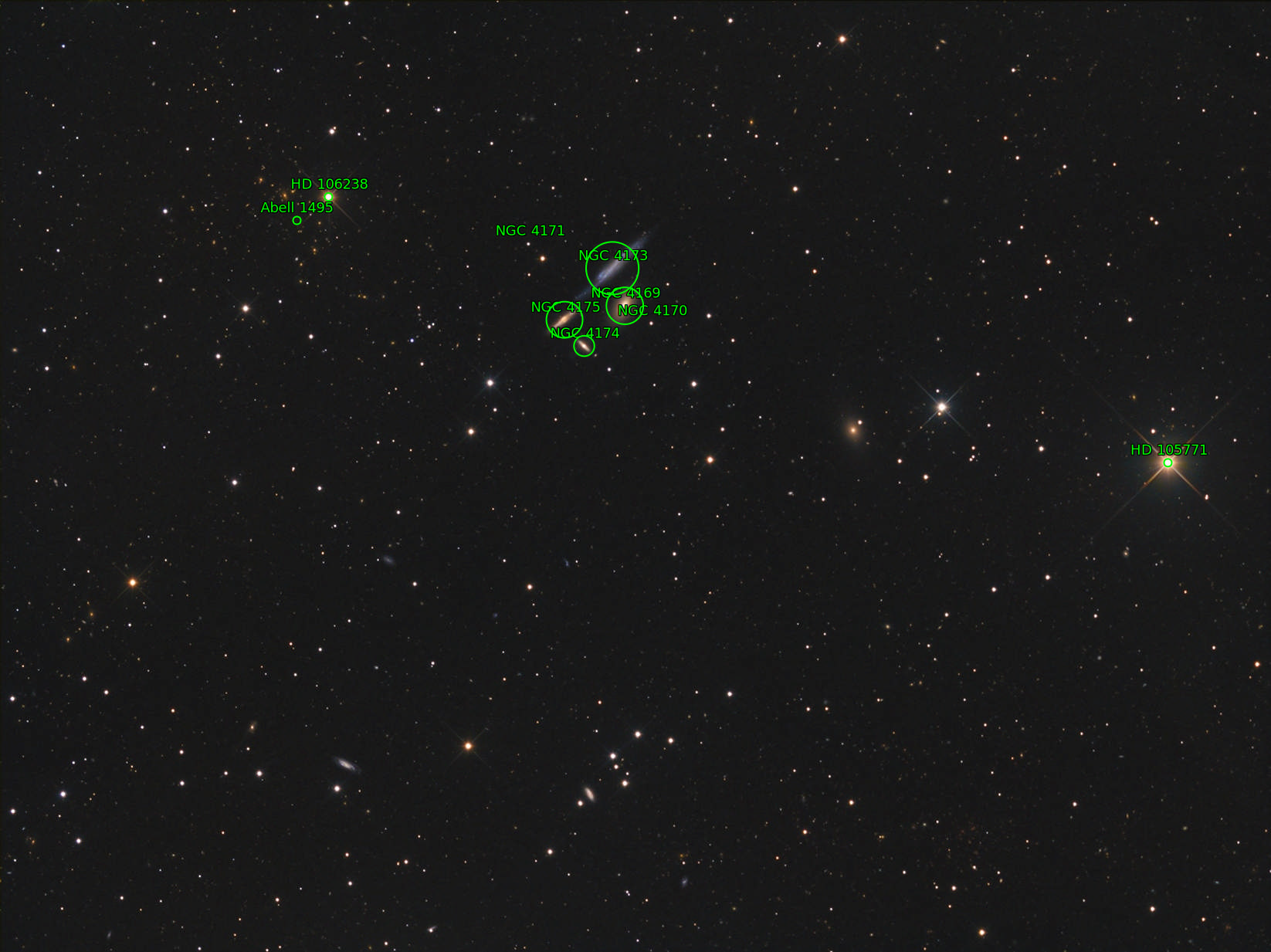 Sternkarten-Overlay (Astrometry.net)