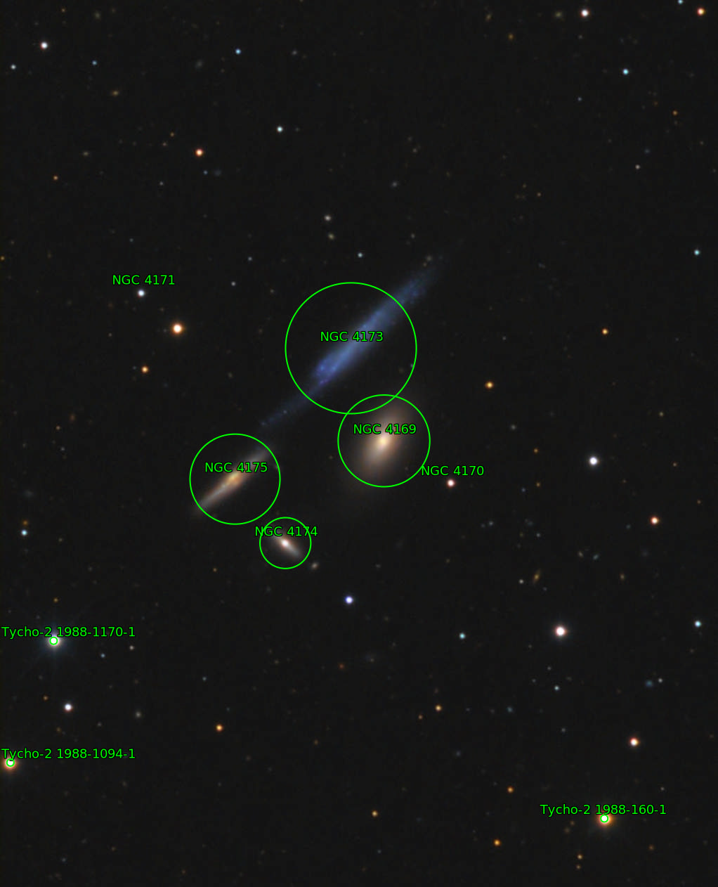 Sternkarten-Overlay (Astrometry.net)