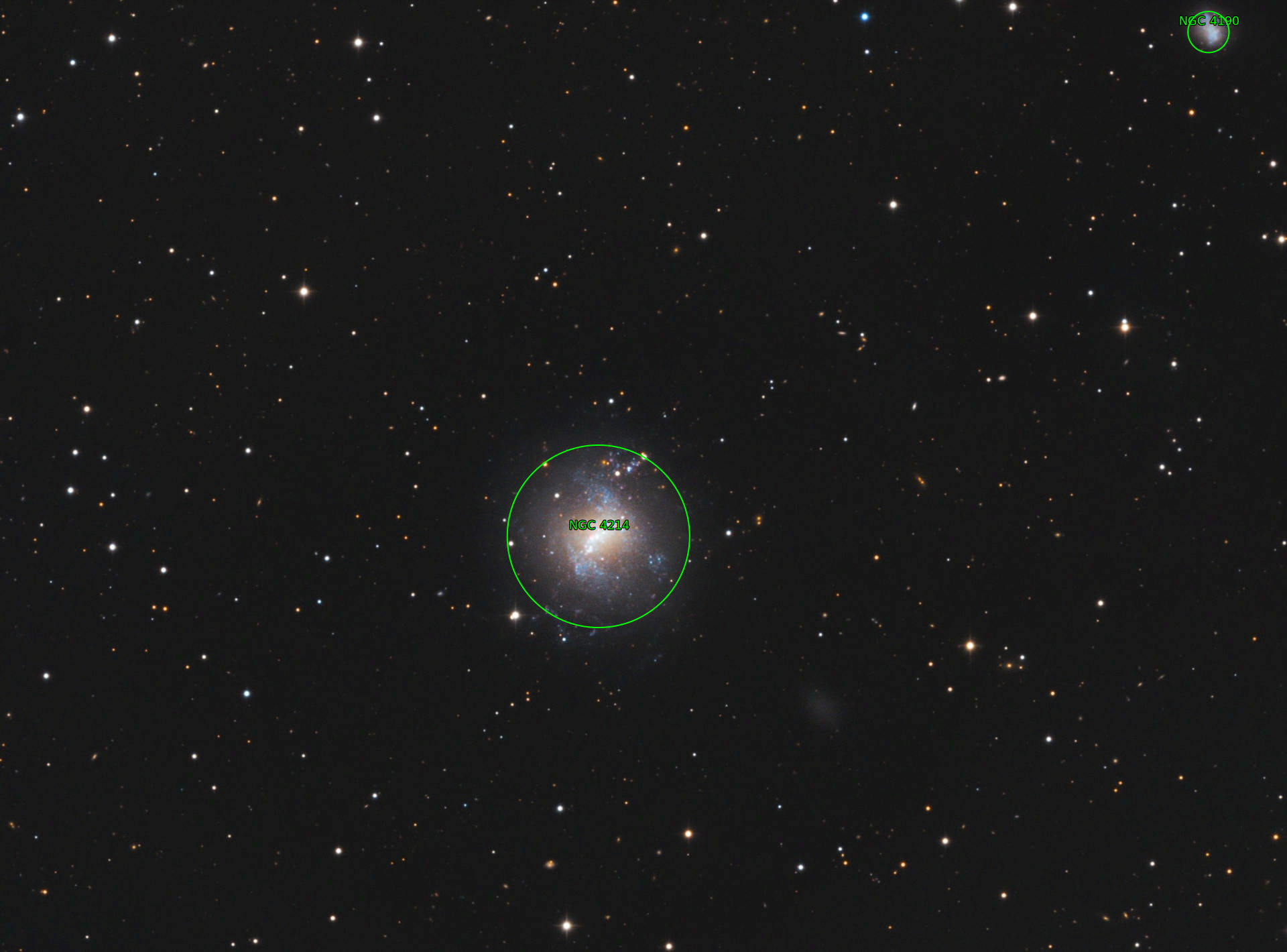 Sternkarten-Overlay (Astrometry.net)