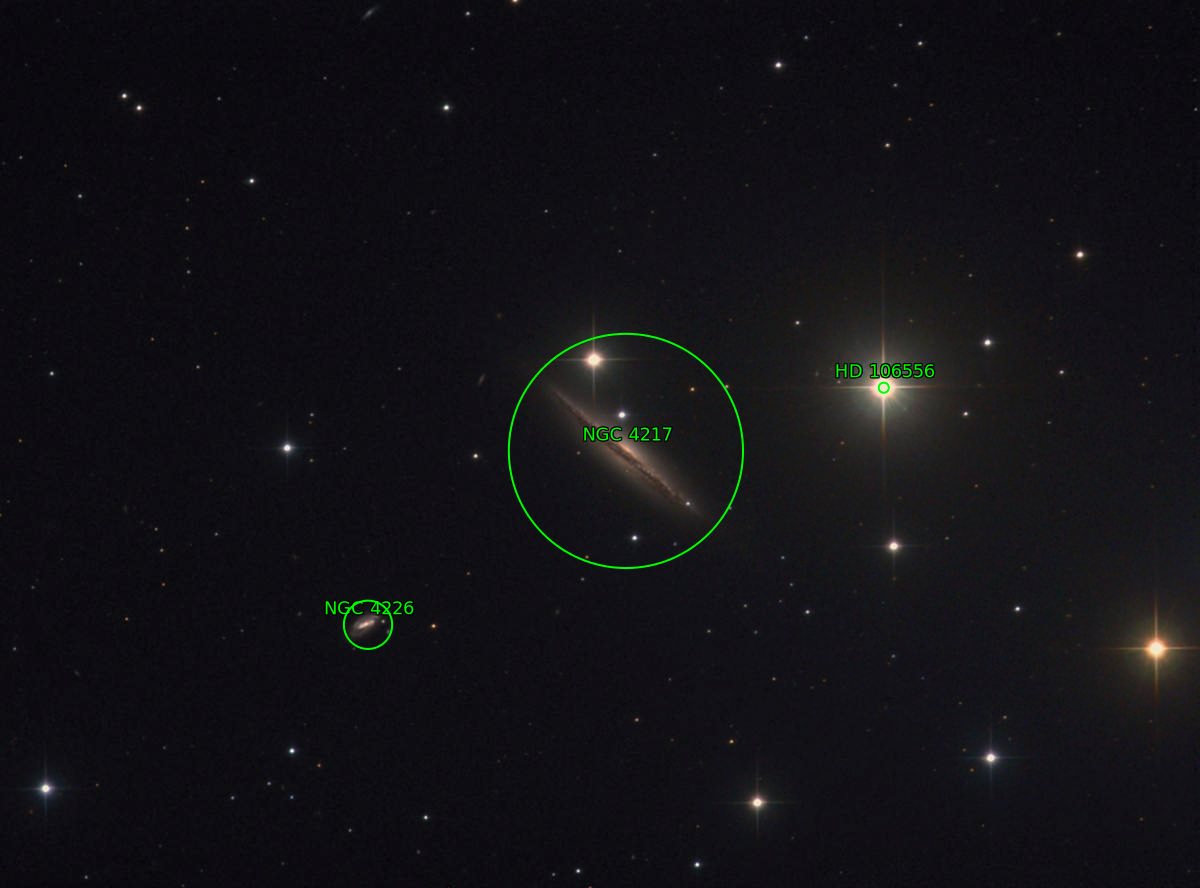 Sternkarten-Overlay (Astrometry.net)