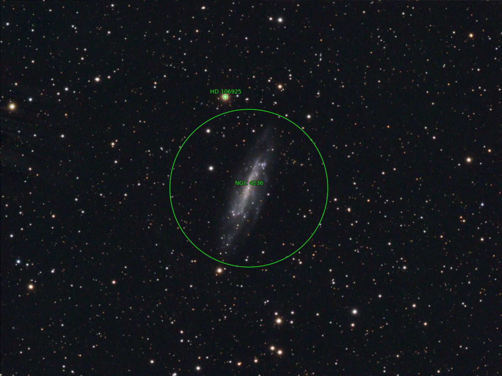 Sternkarten-Overlay (Astrometry.net)