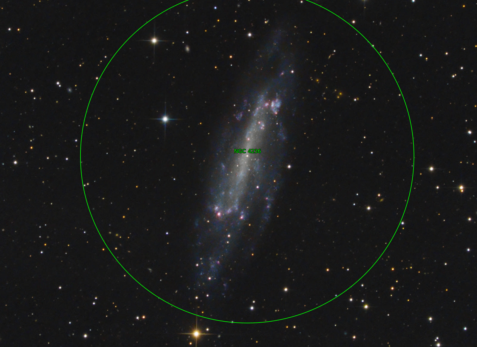 Sternkarten-Overlay (Astrometry.net)