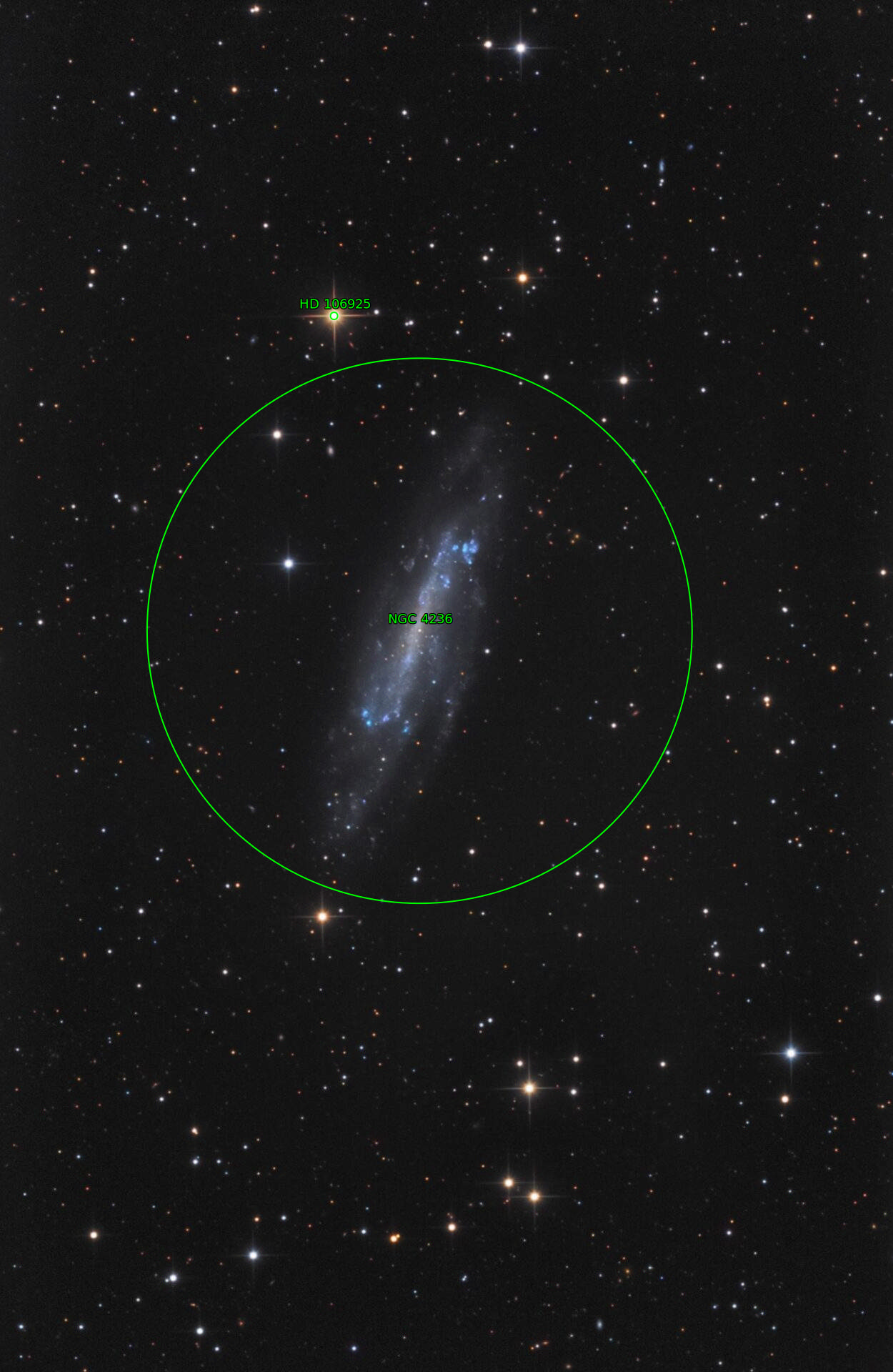 Sternkarten-Overlay (Astrometry.net)
