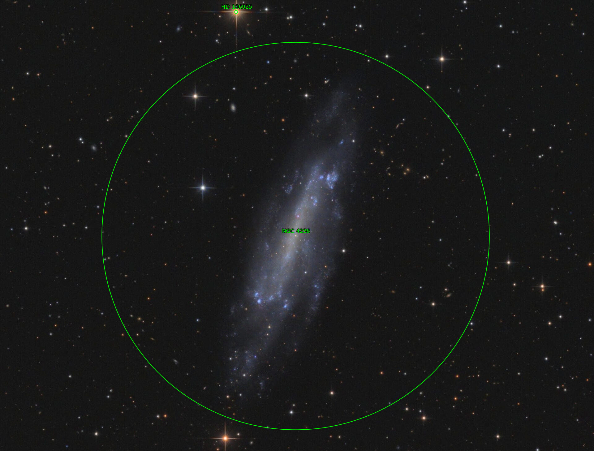 Sternkarten-Overlay (Astrometry.net)