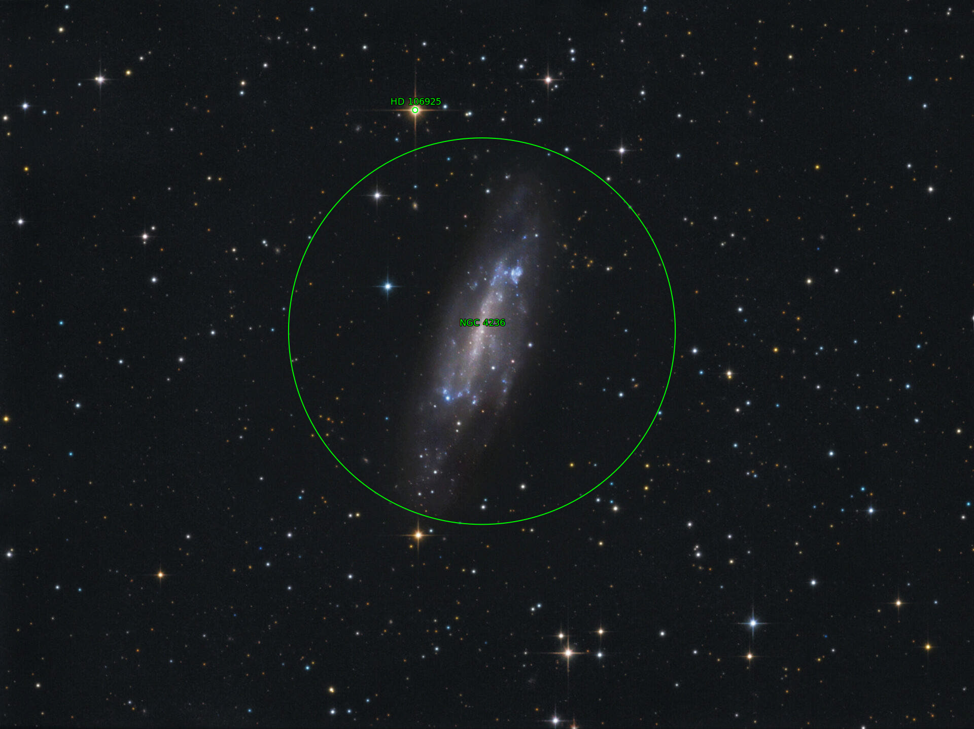 Sternkarten-Overlay (Astrometry.net)