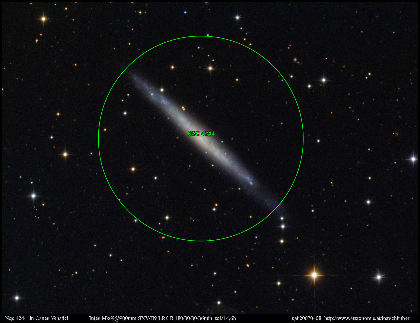 Sternkarten-Overlay (Astrometry.net)