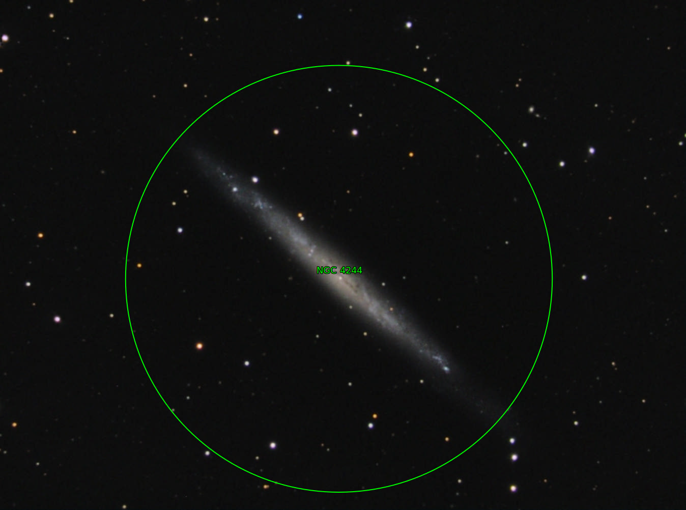 Sternkarten-Overlay (Astrometry.net)