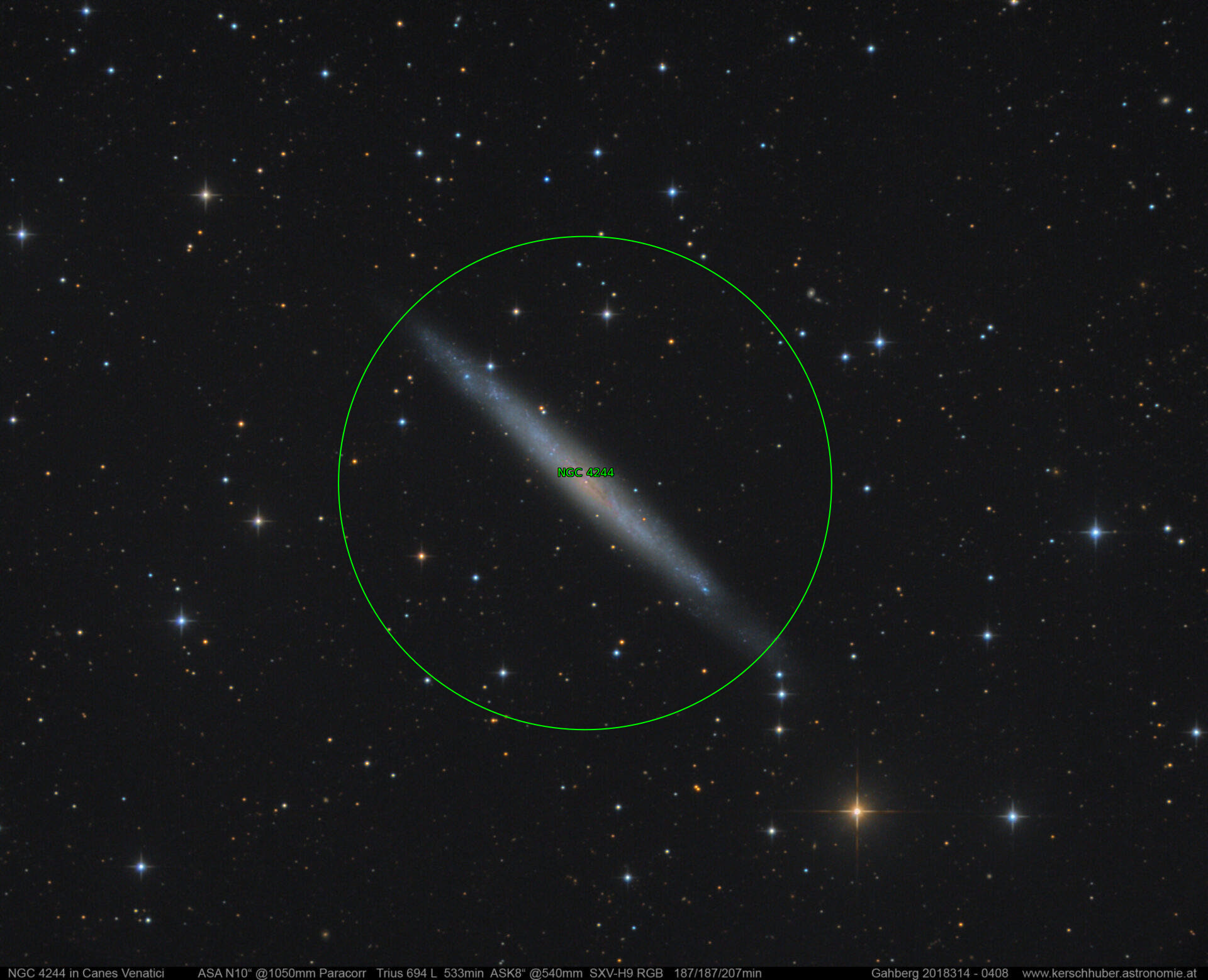 Sternkarten-Overlay (Astrometry.net)