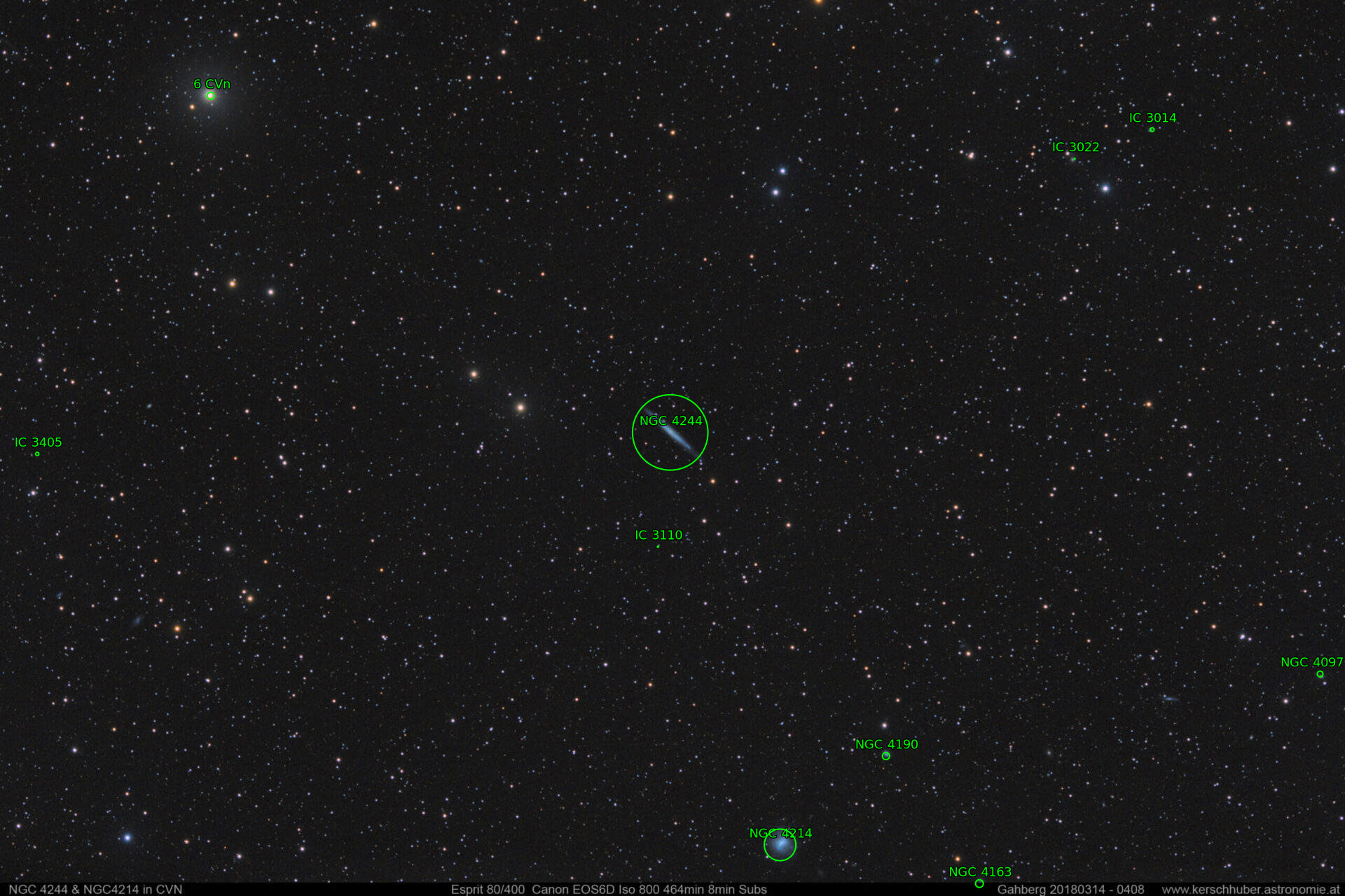 Sternkarten-Overlay (Astrometry.net)