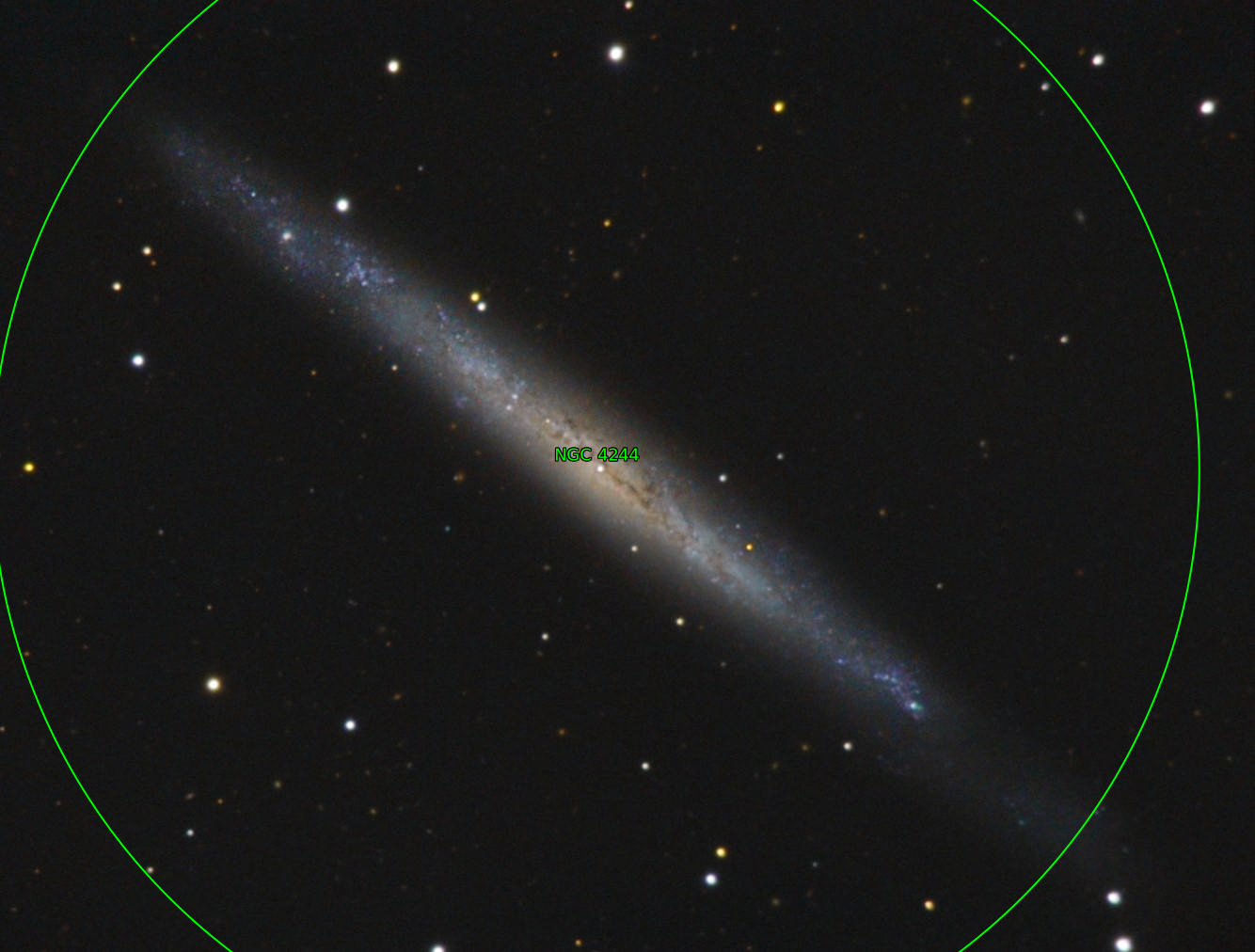 Sternkarten-Overlay (Astrometry.net)