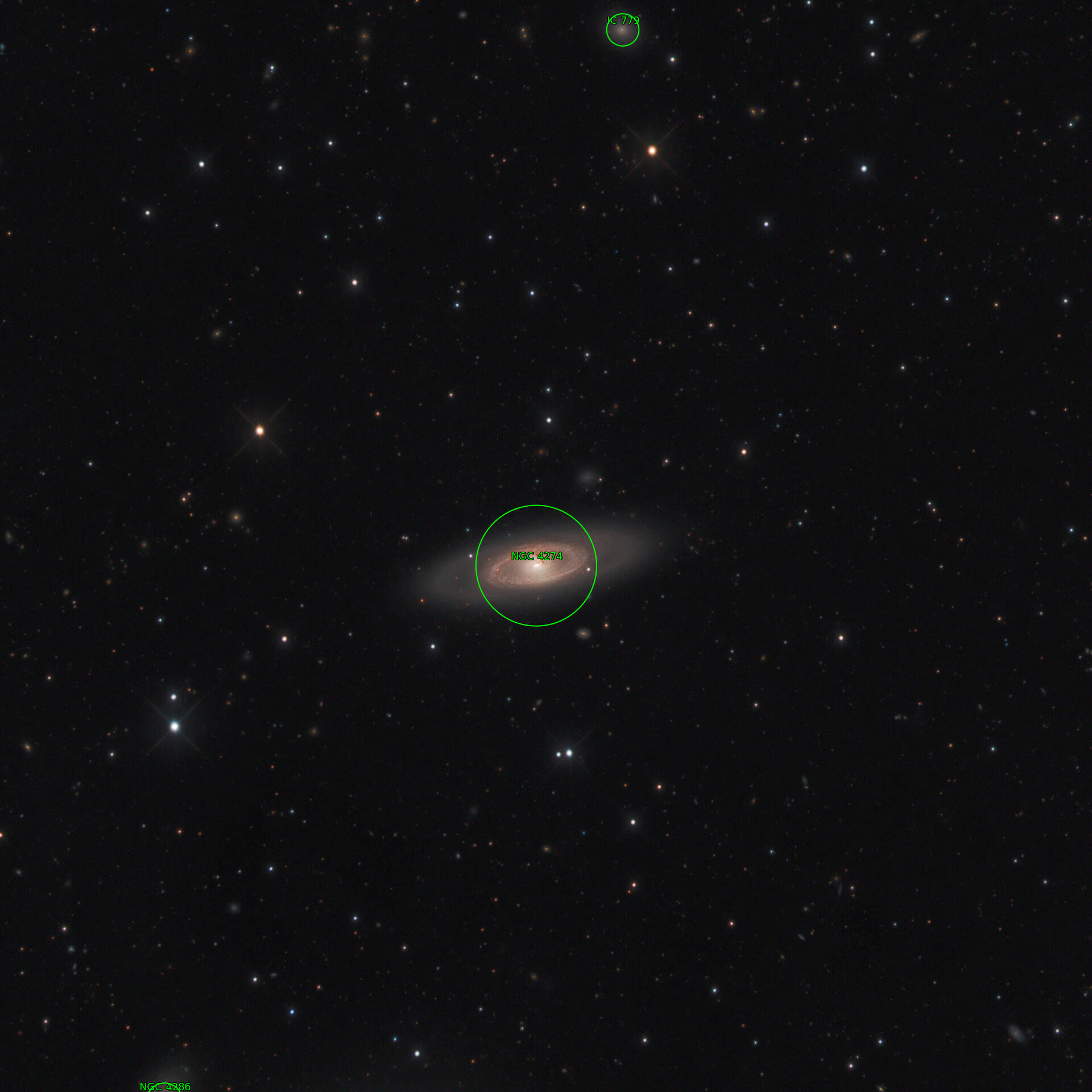 Sternkarten-Overlay (Astrometry.net)
