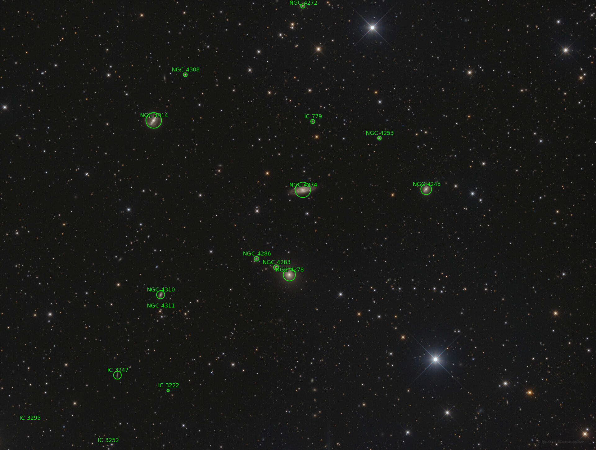 Sternkarten-Overlay (Astrometry.net)