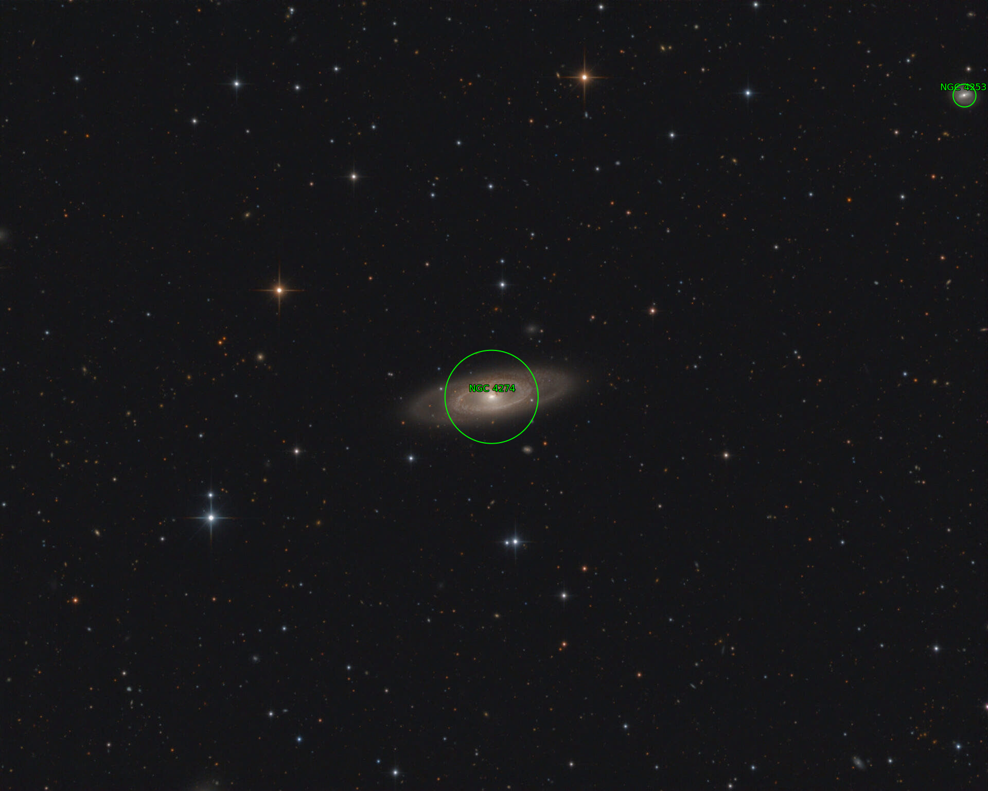 Sternkarten-Overlay (Astrometry.net)