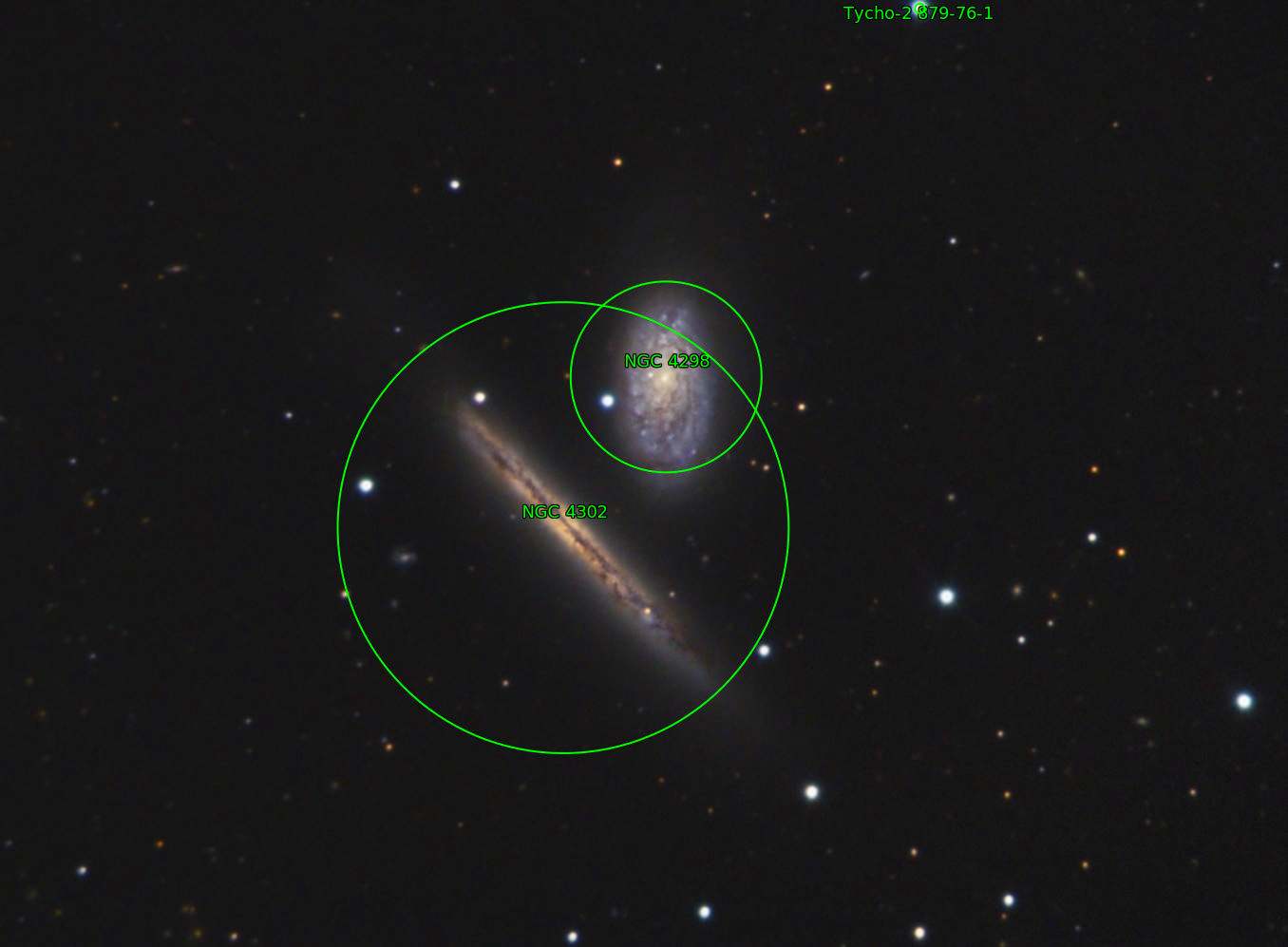 Sternkarten-Overlay (Astrometry.net)