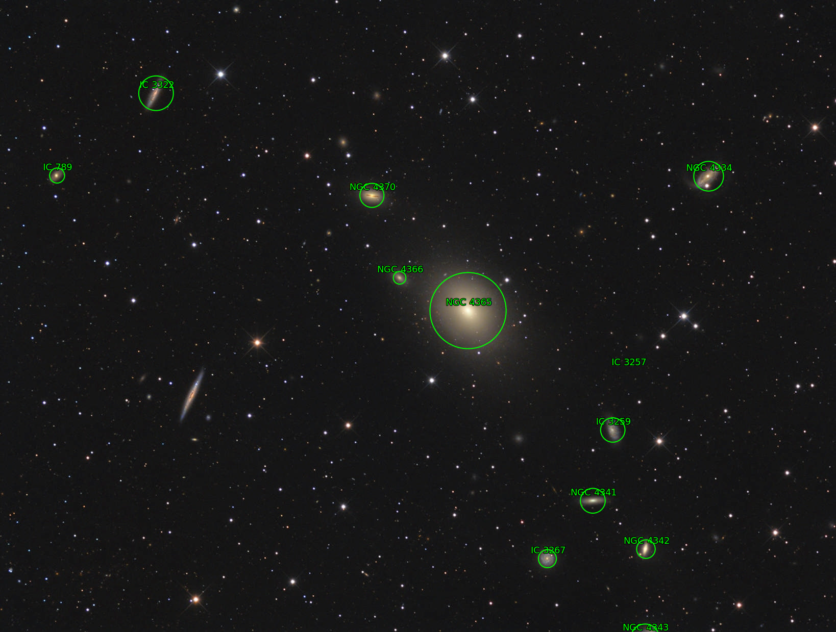 Sternkarten-Overlay (Astrometry.net)