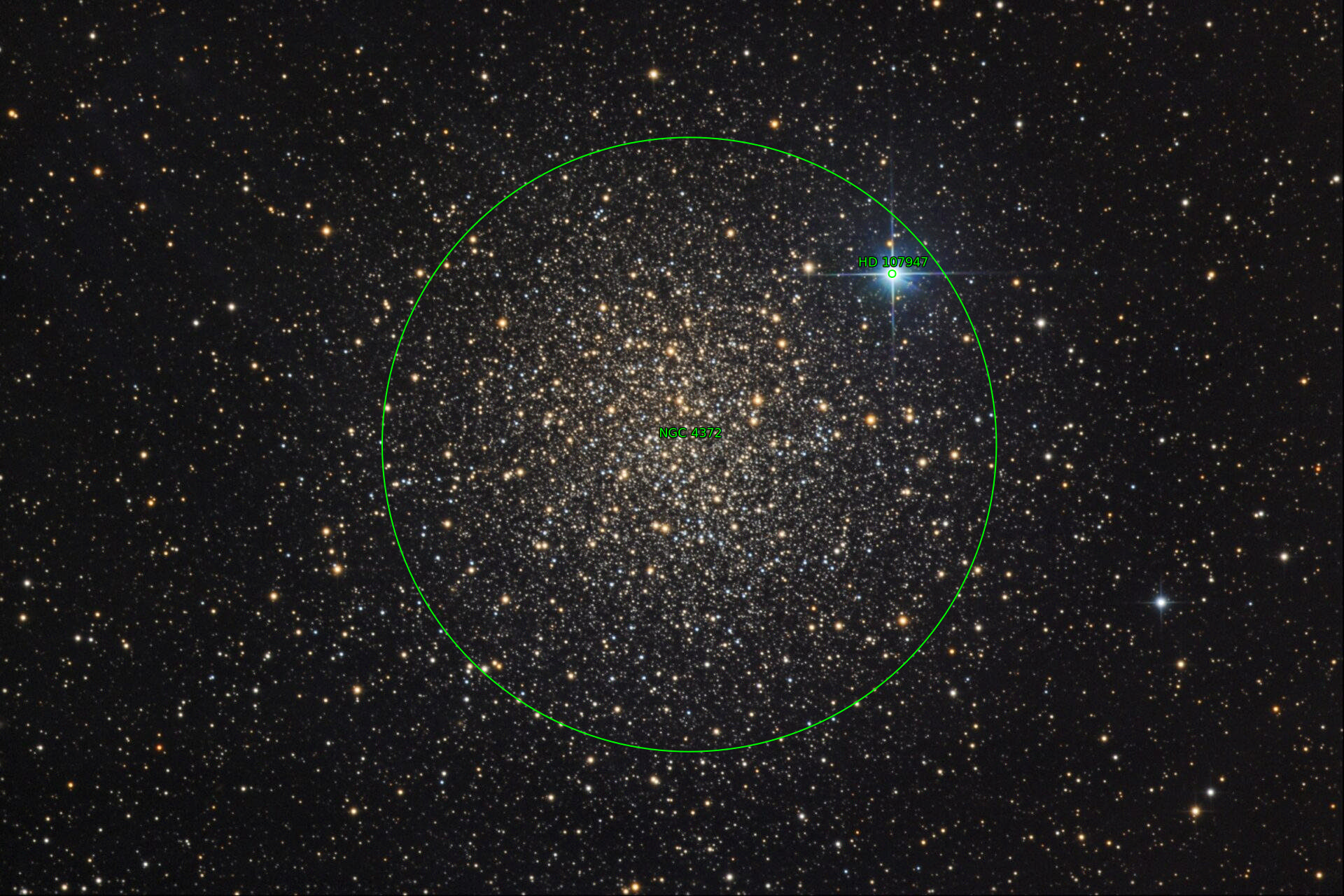 Sternkarten-Overlay (Astrometry.net)