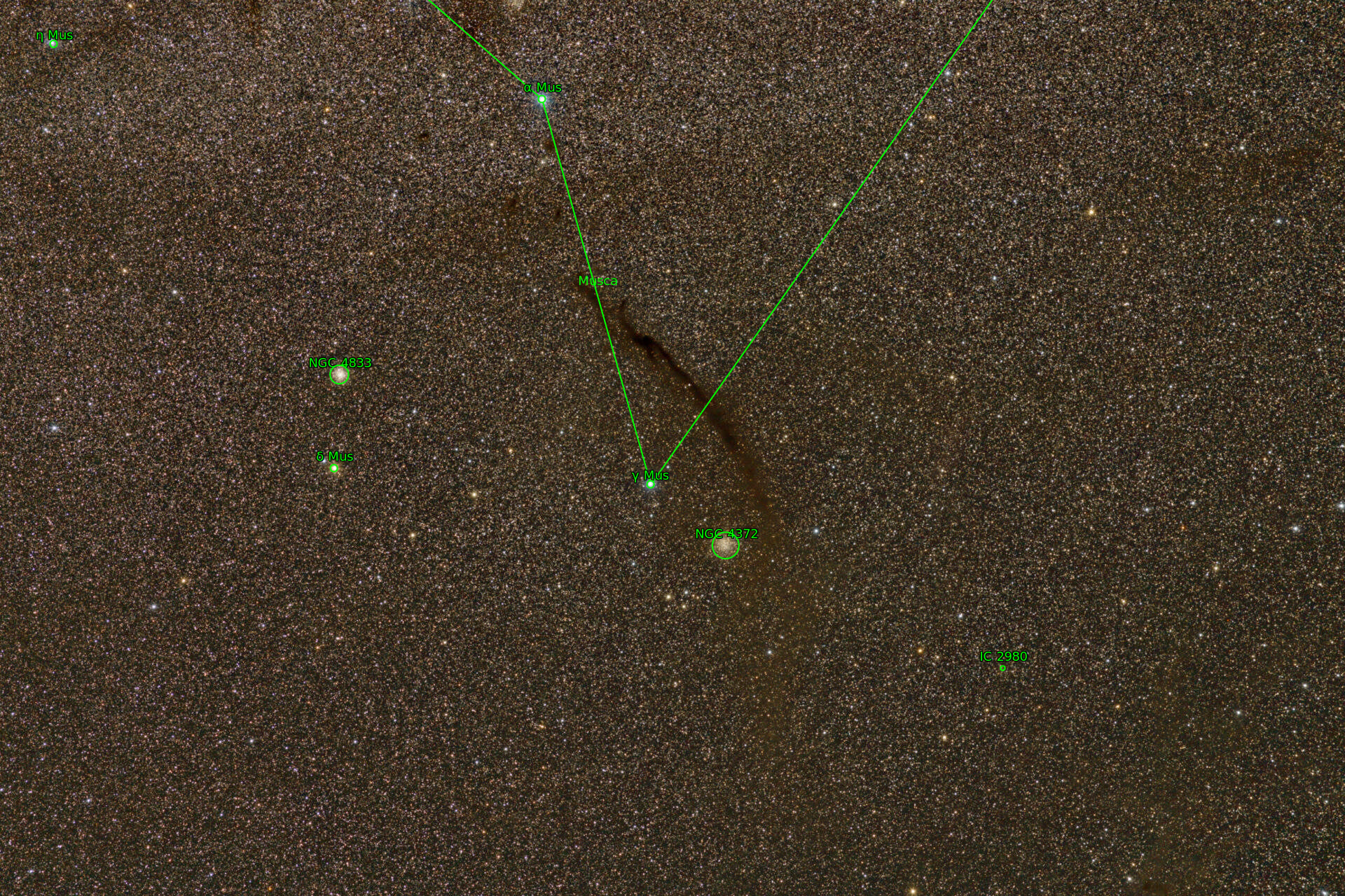 Sternkarten-Overlay (Astrometry.net)